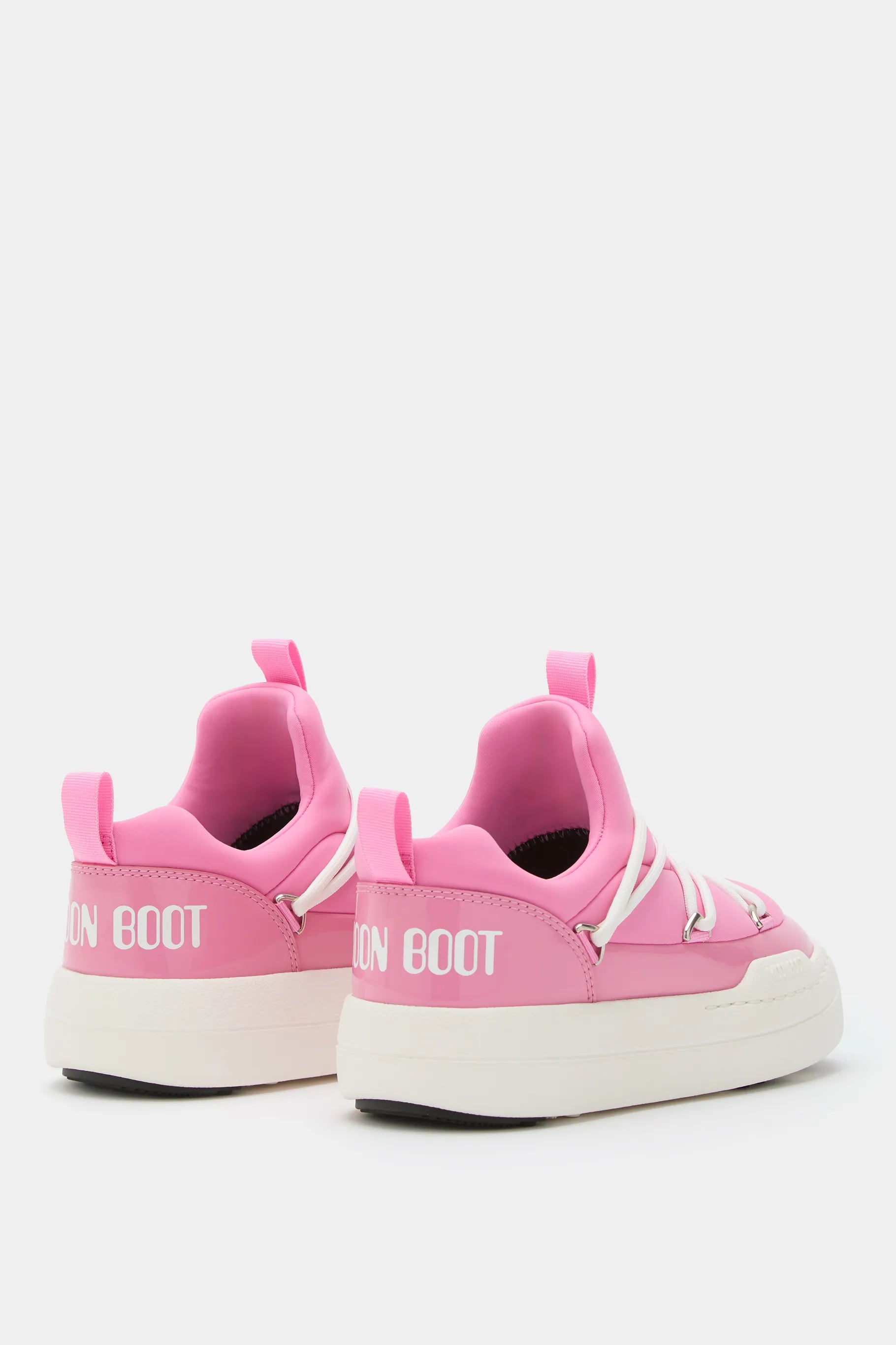 Różowe dziecięce buty zimowe MB JR PARK LOW LACE