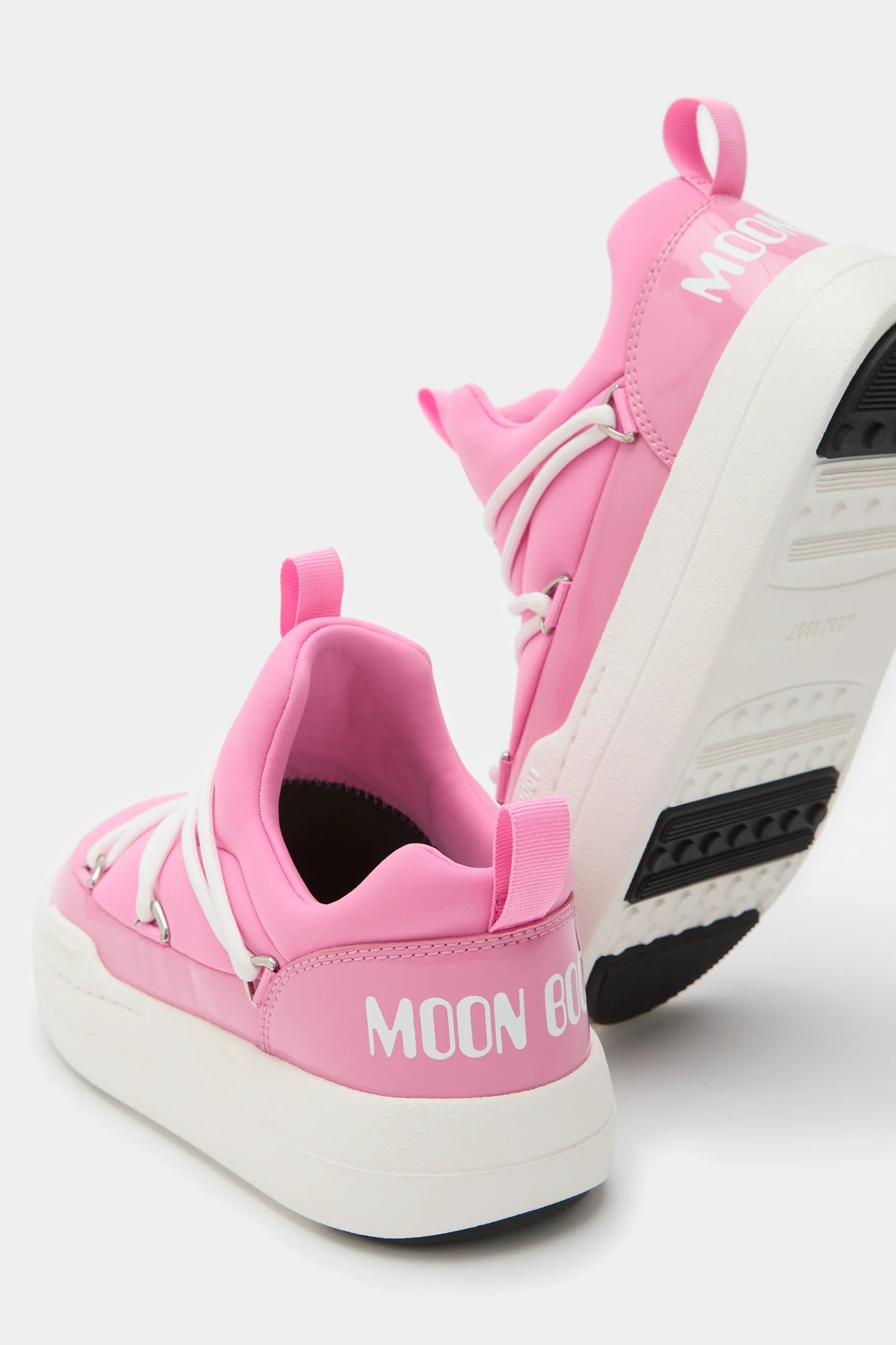 Różowe dziecięce buty zimowe MB JR PARK LOW LACE