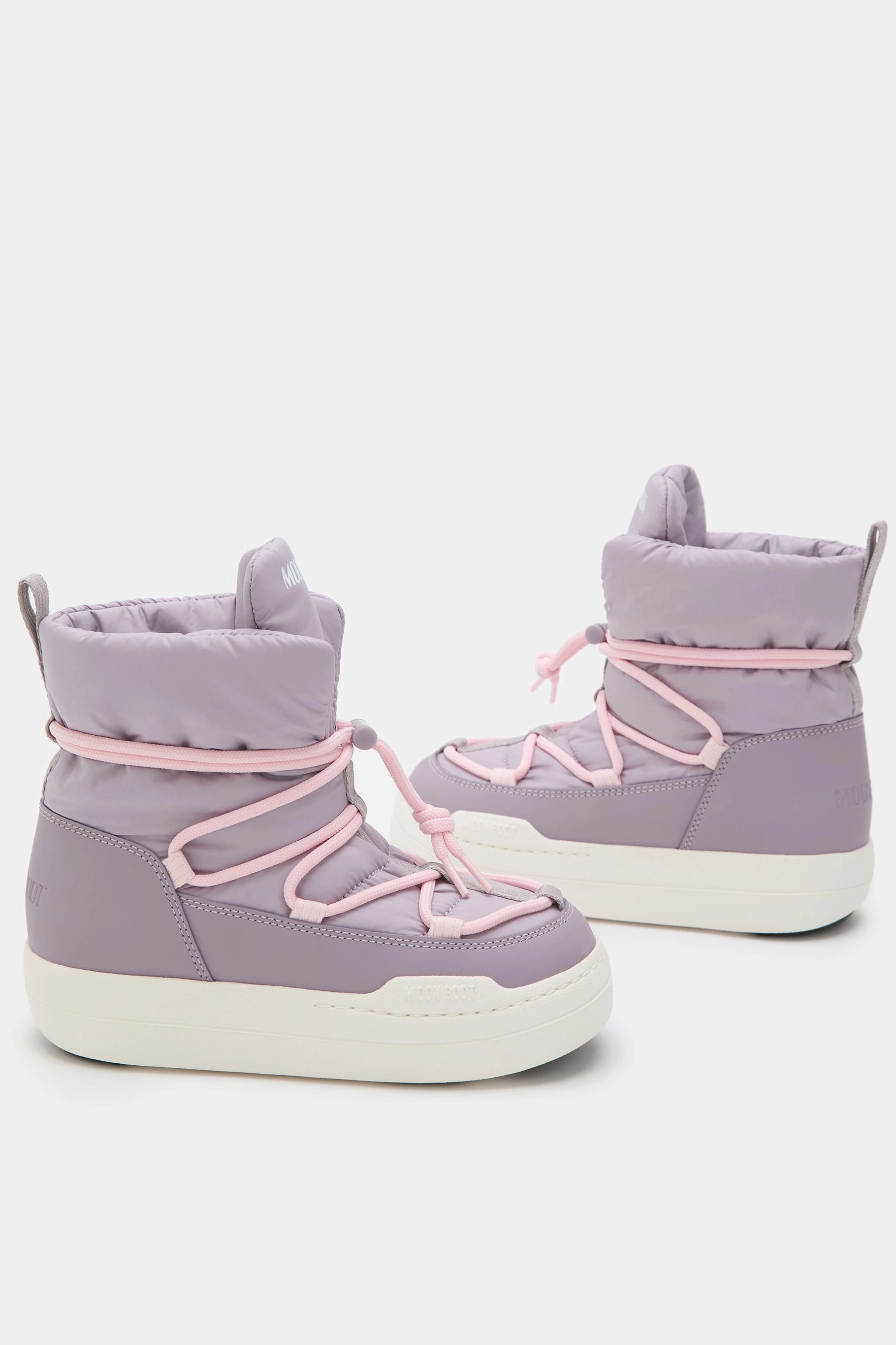 Fioletowe dziecięce buty zimowe MB JR PARK LACE MID