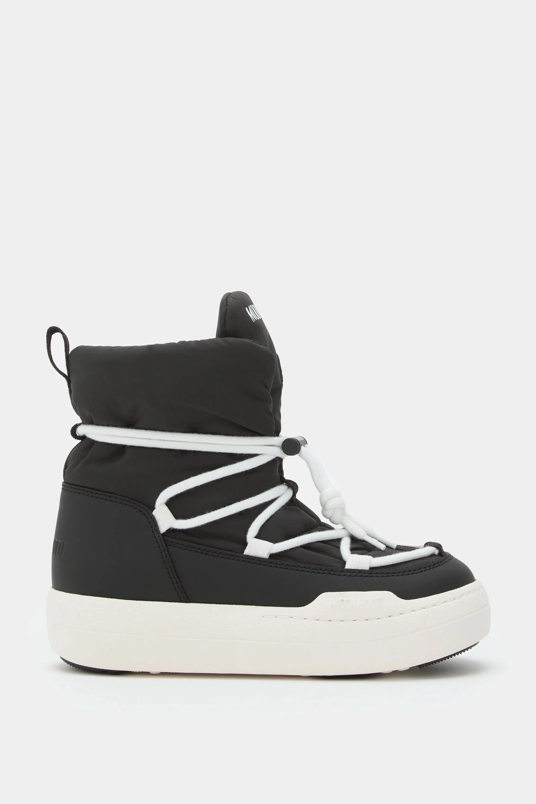 MB JR PARK LACE MID black children's winter boots