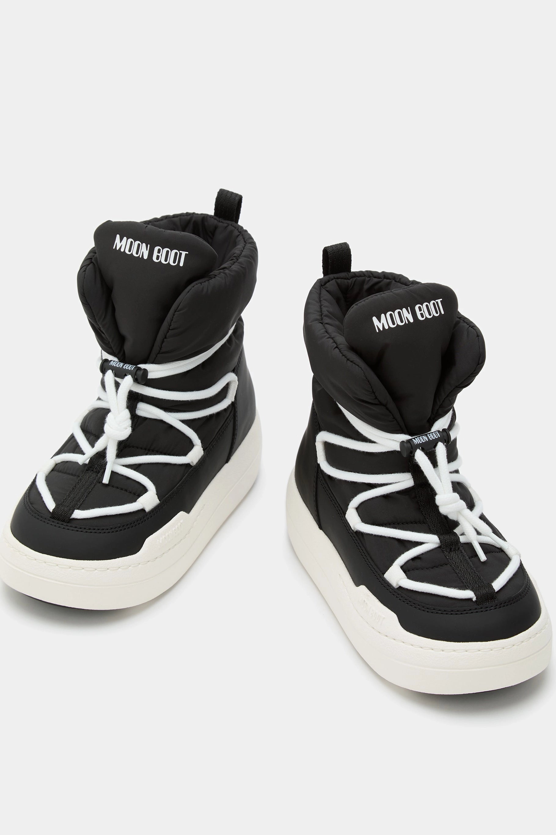 Czarne dziecięce buty zimowe MB JR PARK LACE MID