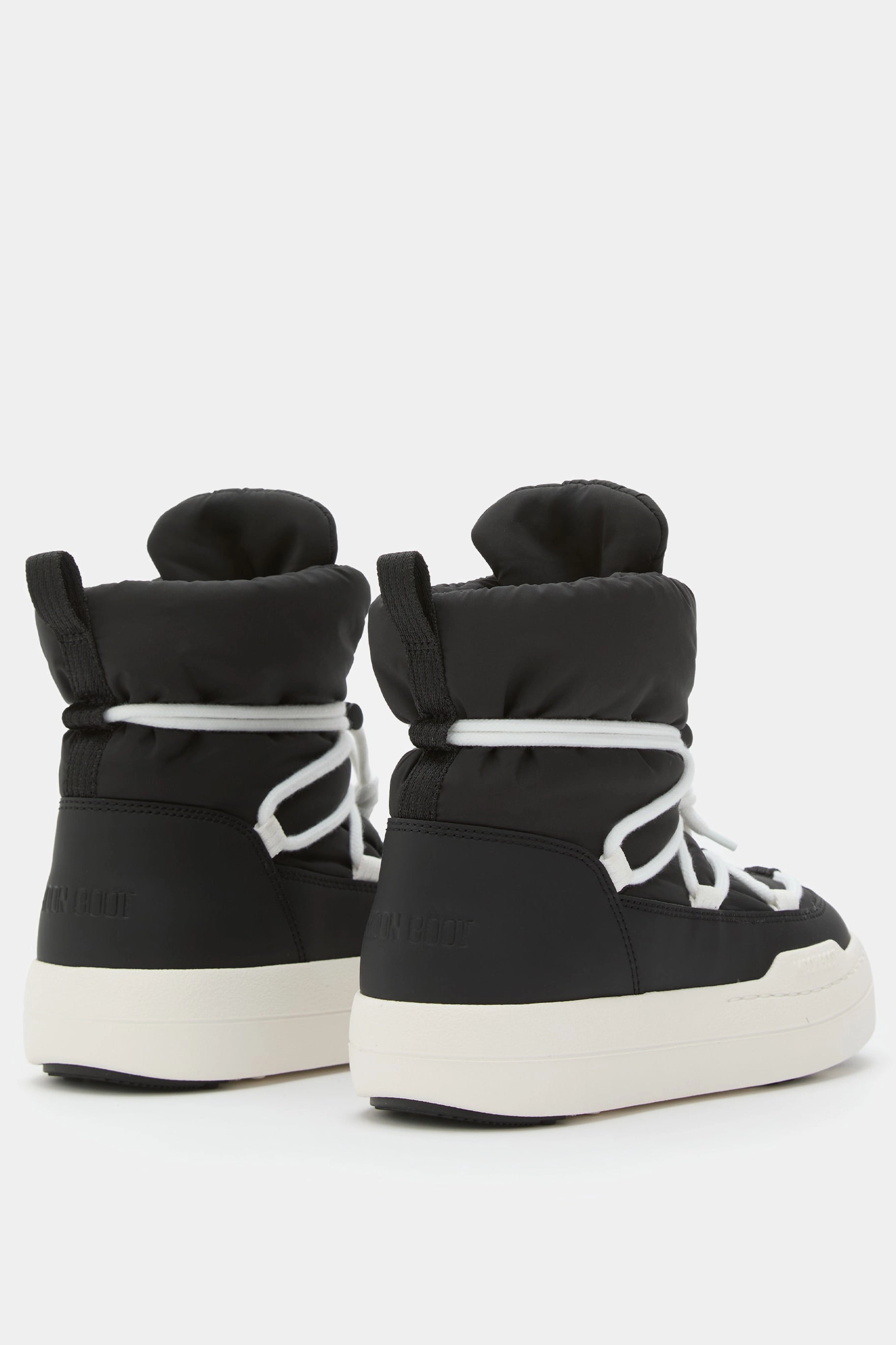 Czarne dziecięce buty zimowe MB JR PARK LACE MID