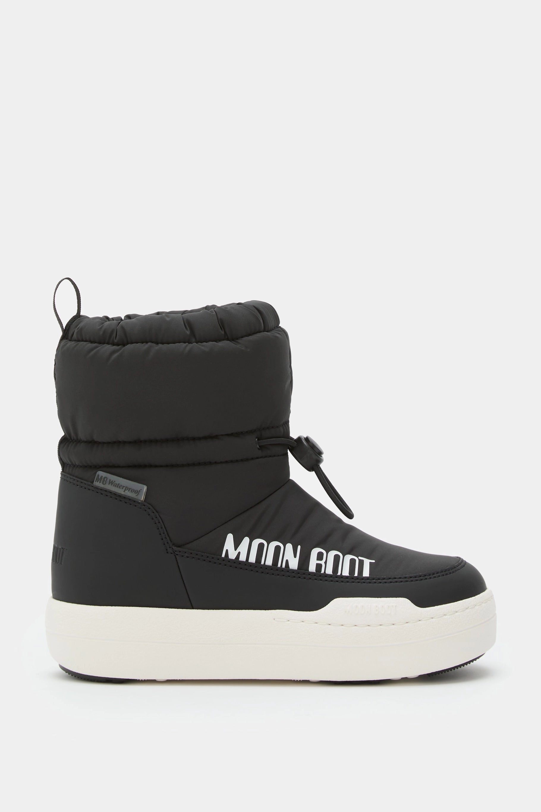 Czarne dziecięce buty zimowe MB JR PARK TUBE MID WP