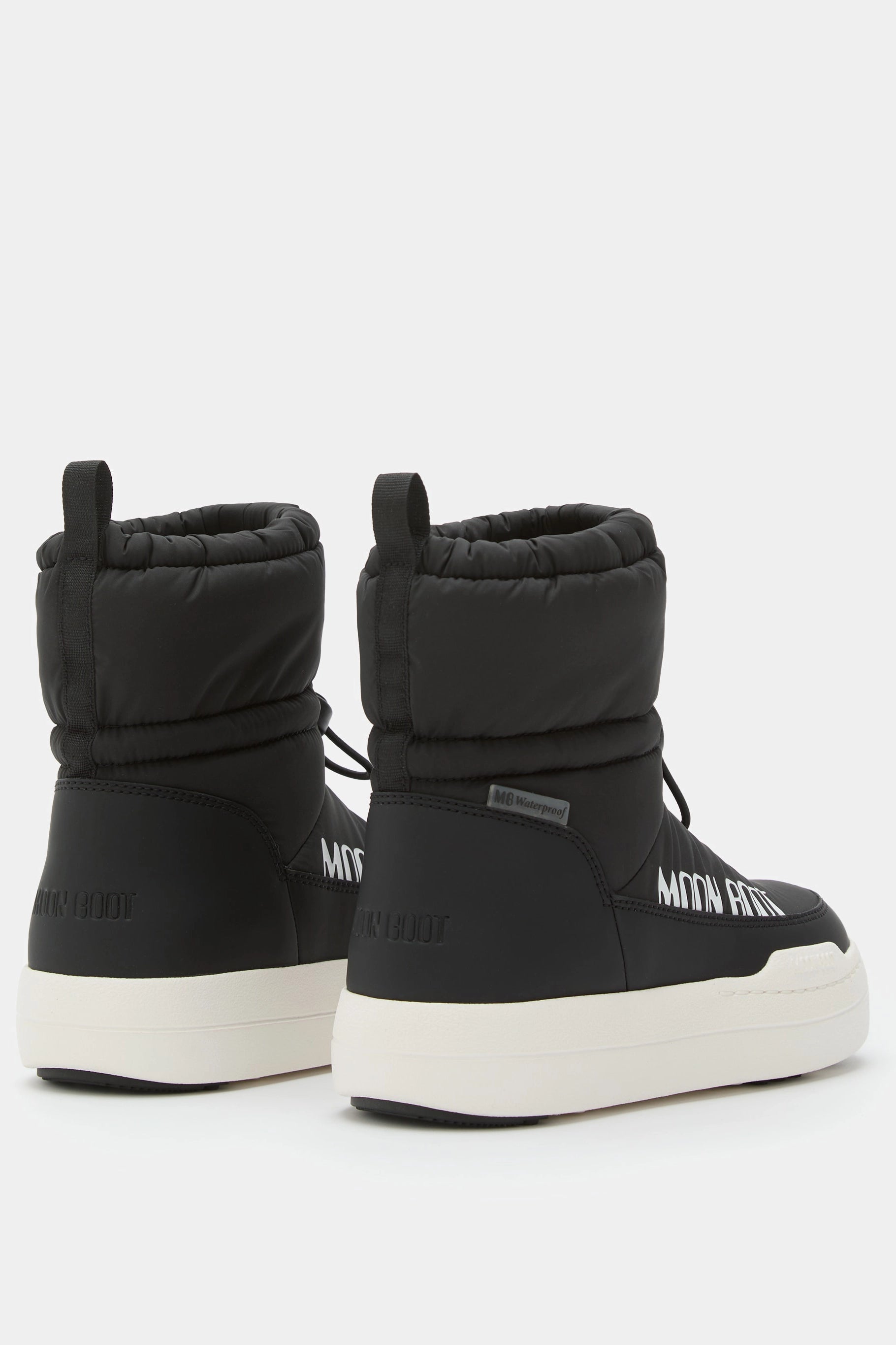 Czarne dziecięce buty zimowe MB JR PARK TUBE MID WP