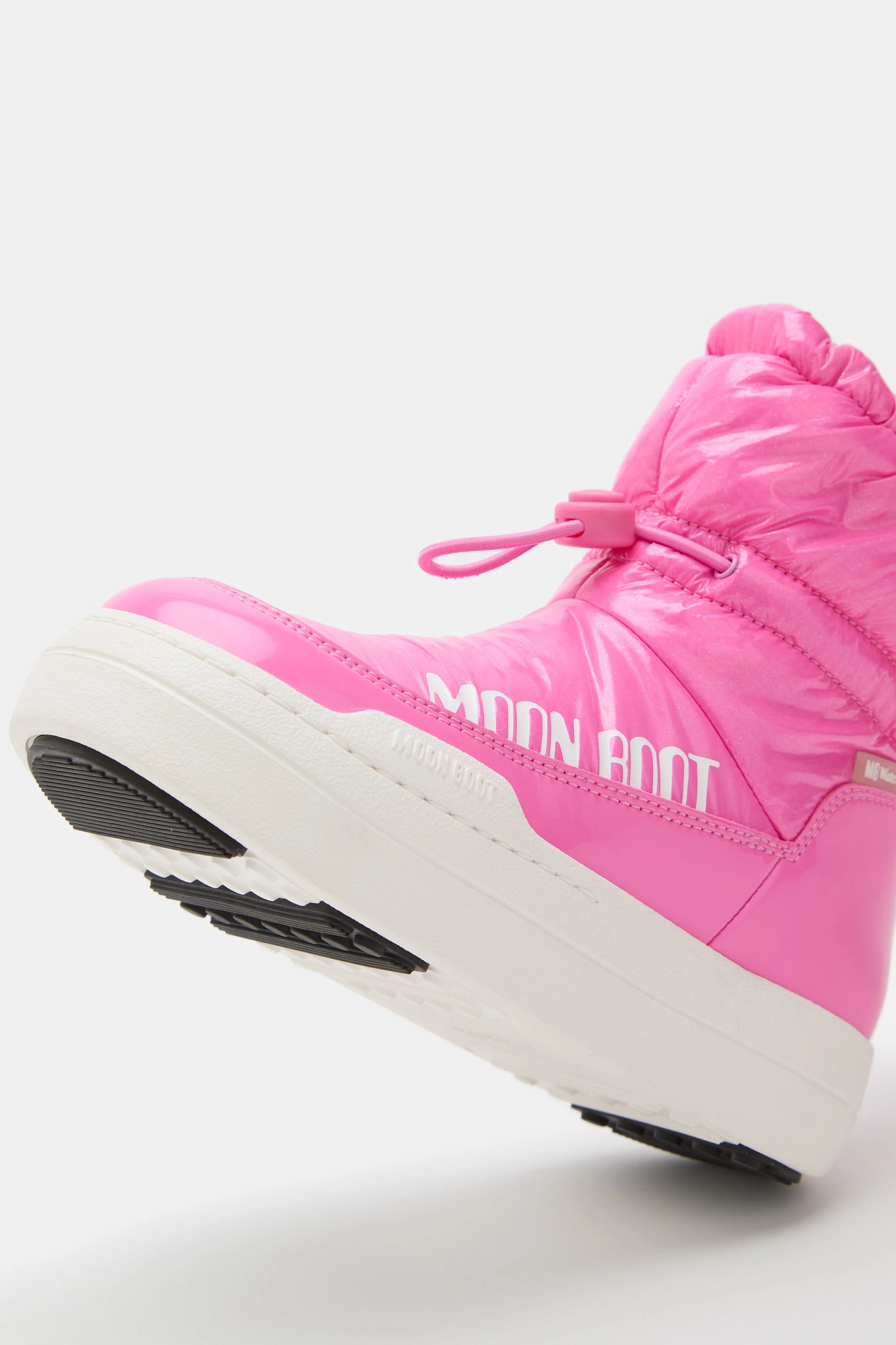 Różowe dziecięce buty zimowe MB JR PARK TUBE MID GLITTER WP