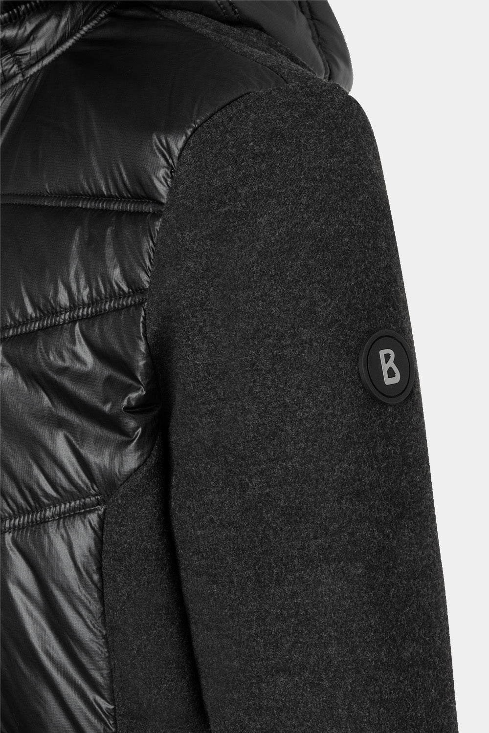 Szara hybrydowa kurtka JOSHUA