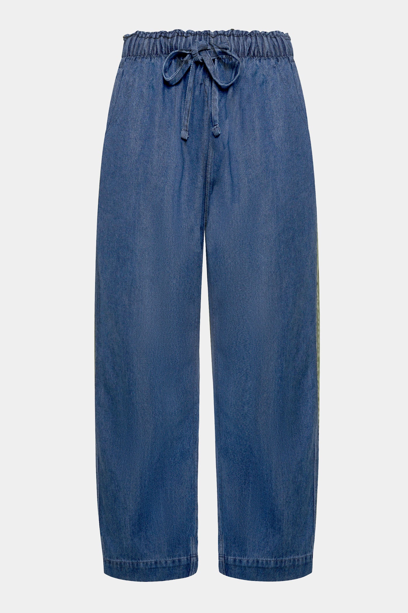 Niebieskie spodnie damskie