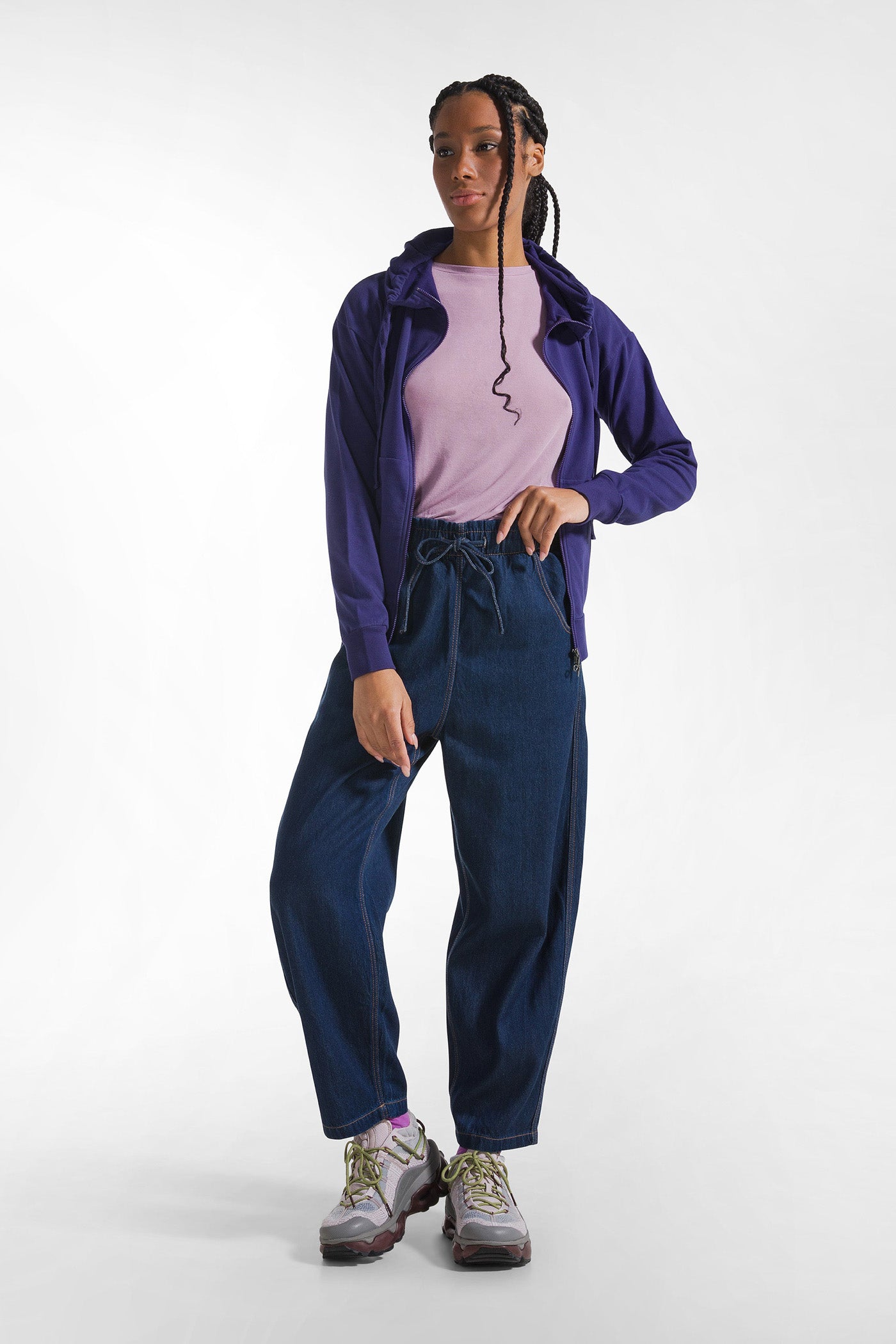 Blue women's trousers
