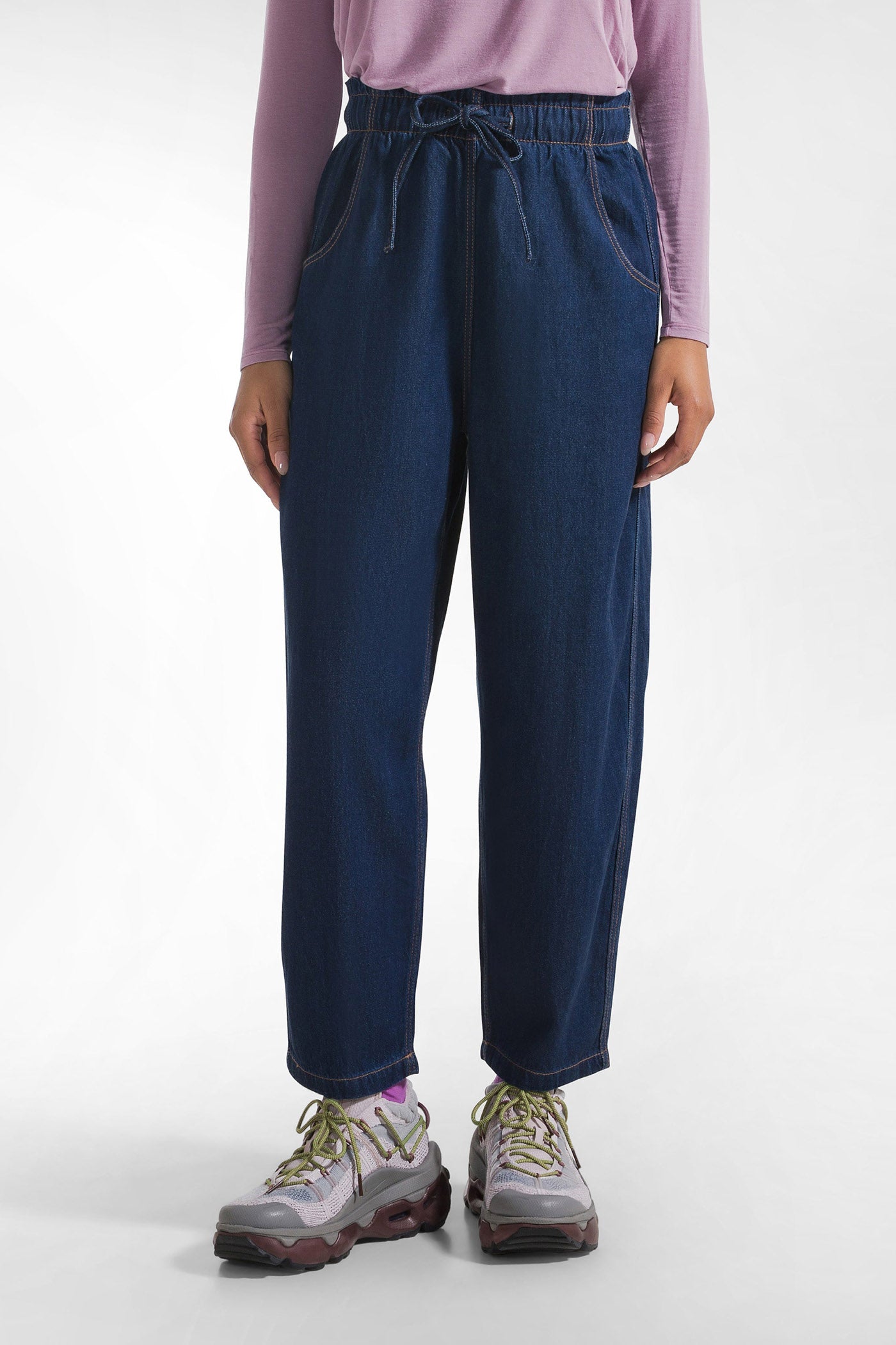 Blue women's trousers
