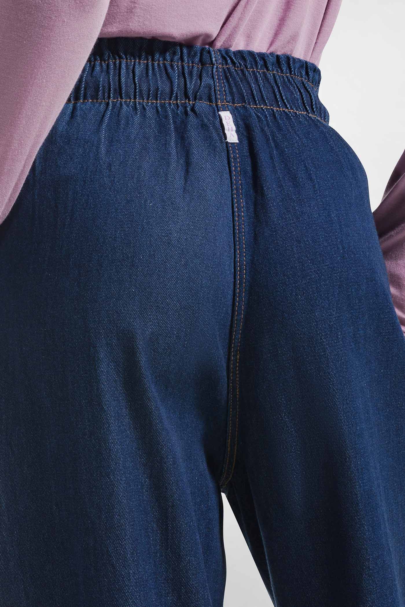 Niebieskie spodnie damskie