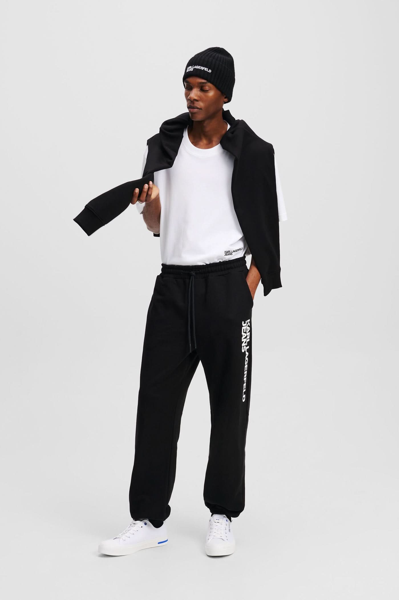 Spodnie męskie Klj Text Logo Slim Sweatpant