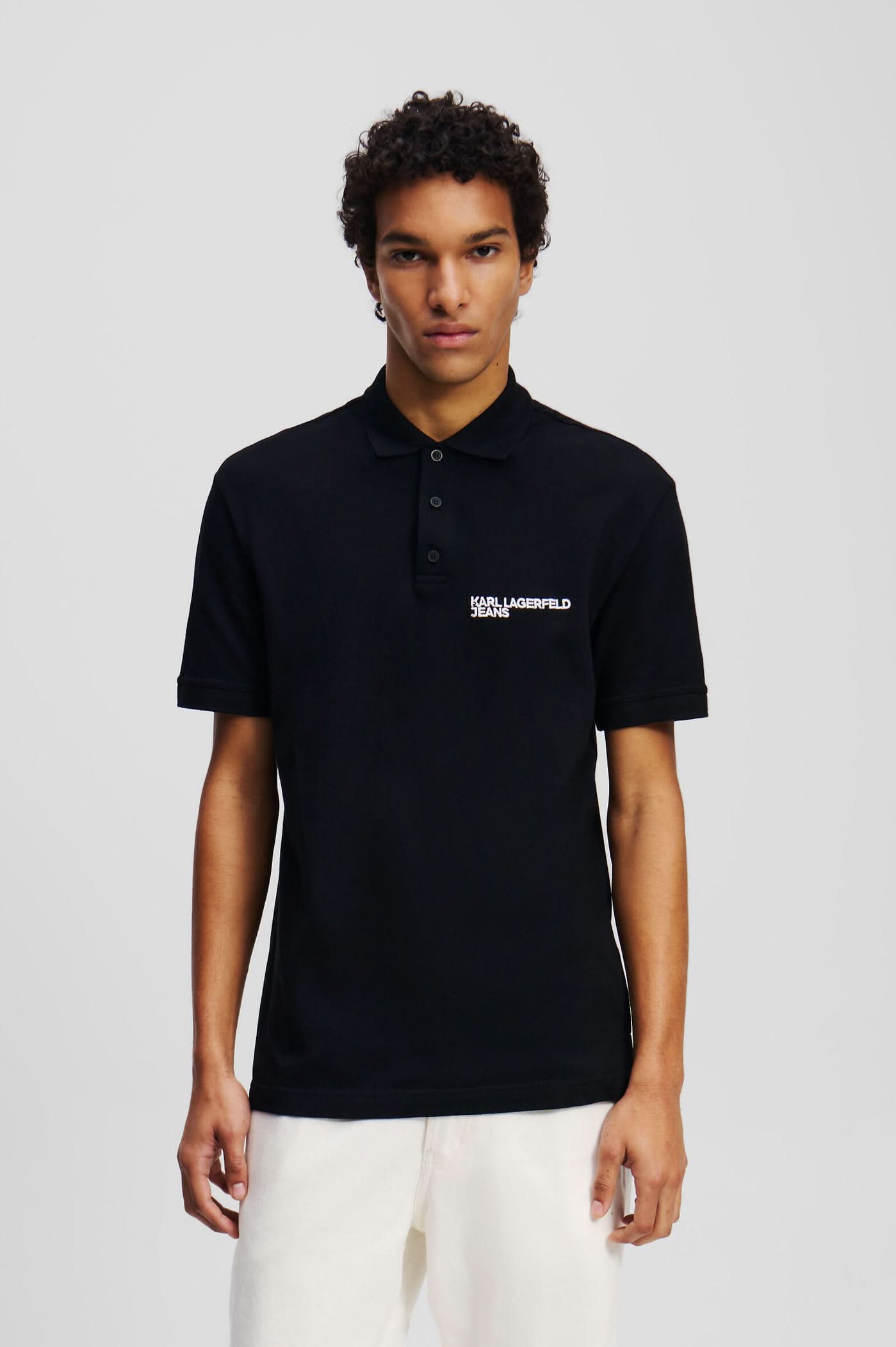 T-shirt męski Klj Regular Pique Polo