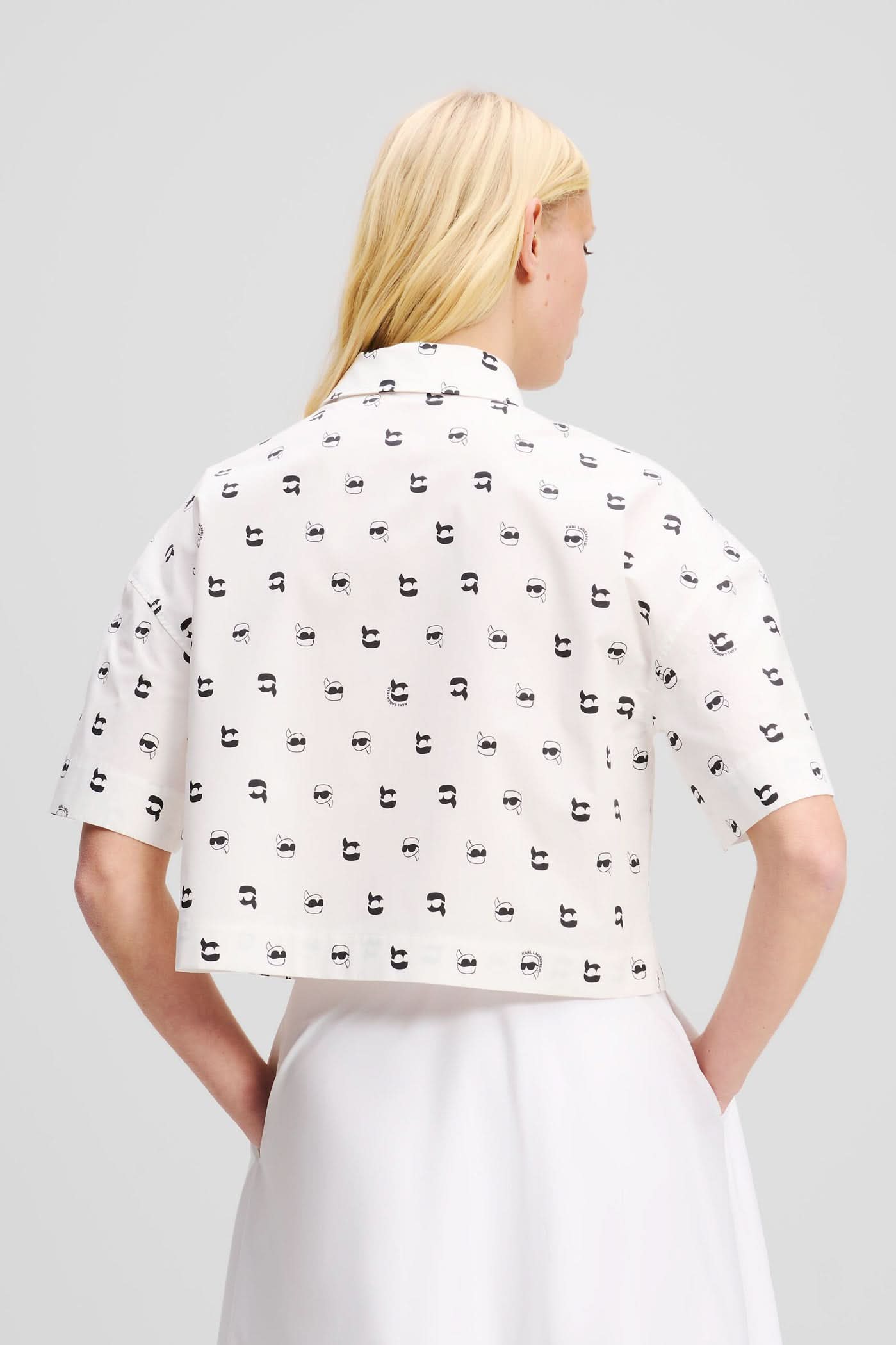 Ikon Aop Women's Cropped Shirt
