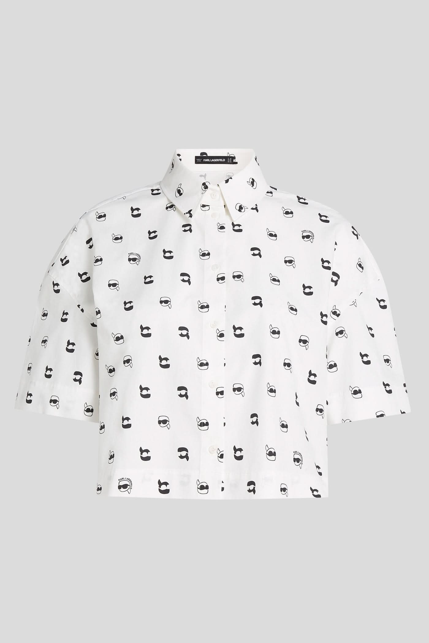 Ikon Aop Women's Cropped Shirt