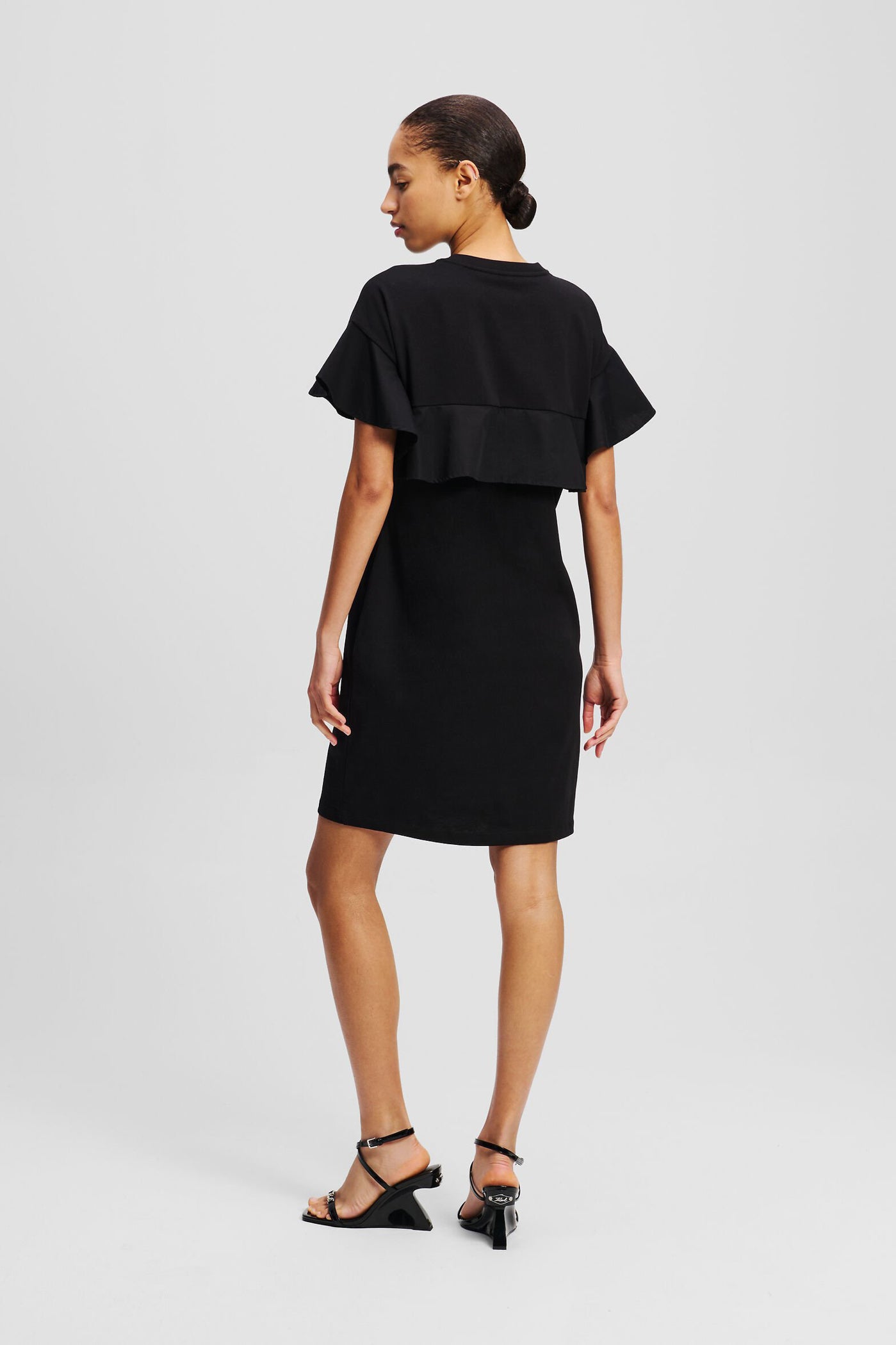 Women's Fabric Mix T-Shirt Dress