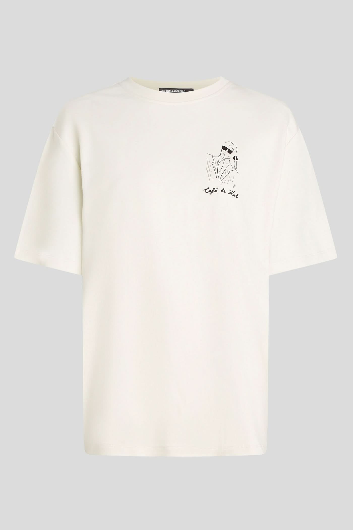 T-shirt damski Klxjp Oversized Karl T-Shirt