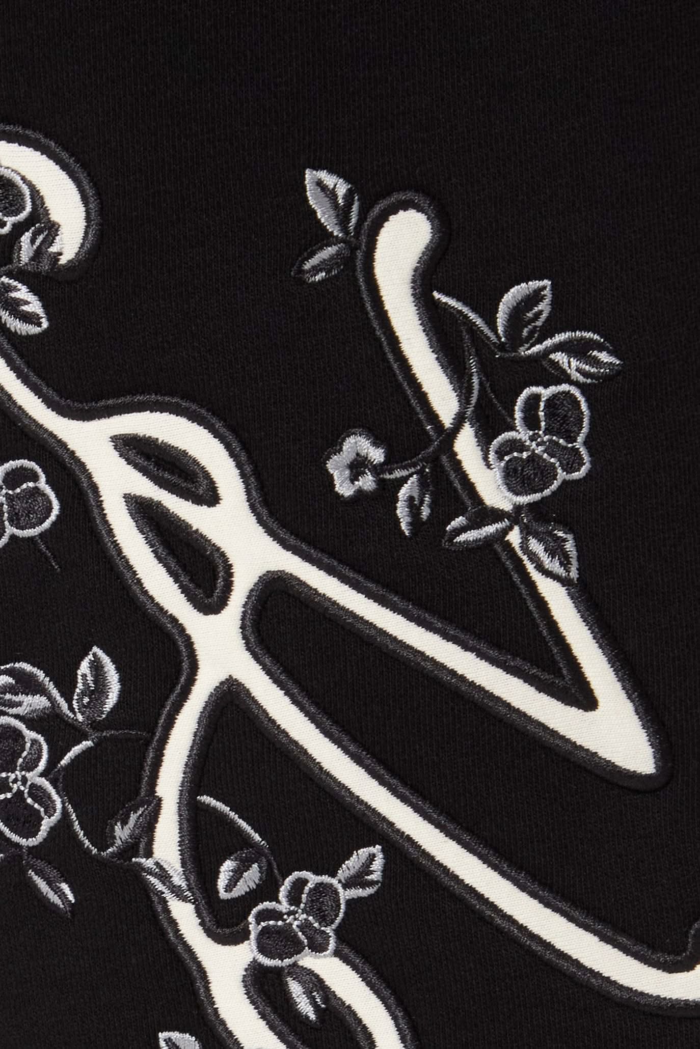 Czarne spodnie dresowe Orchid Logo