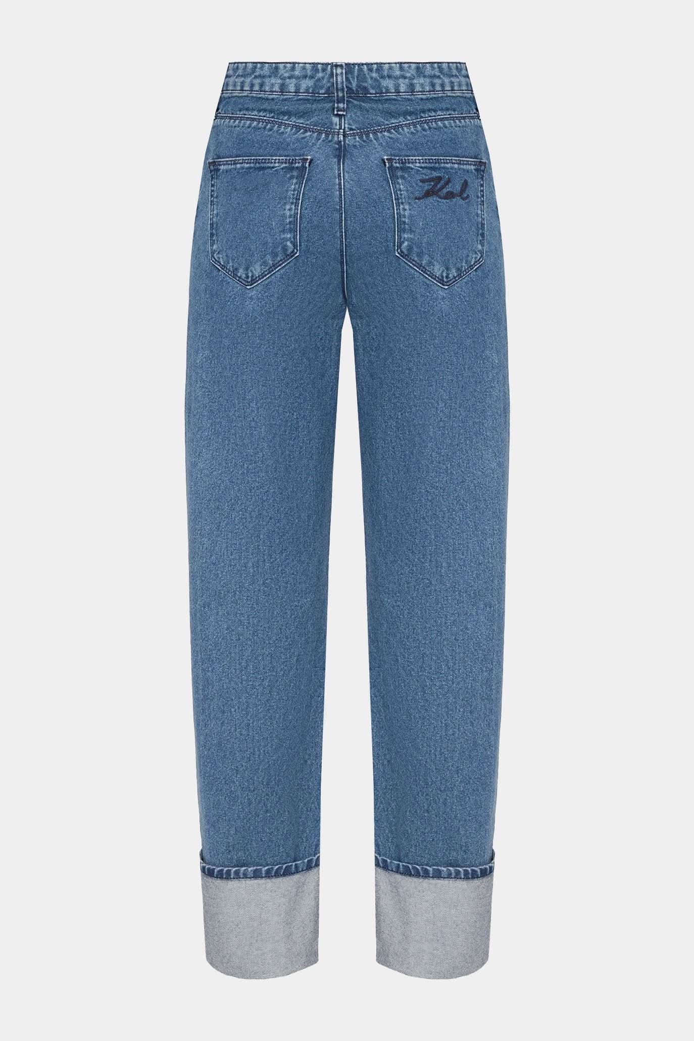 Jeansy damskie Cuffed Straight