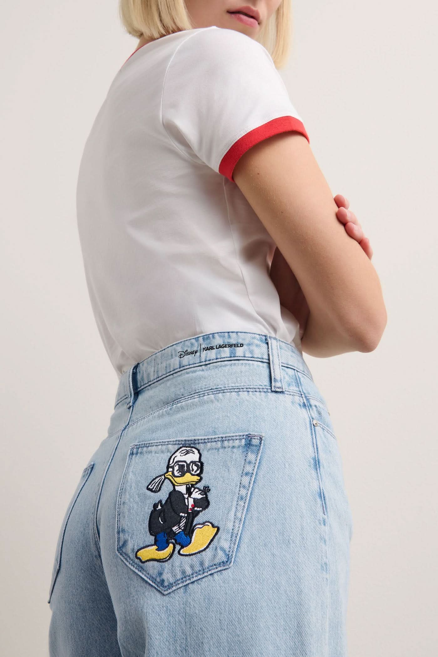 Jeansy z szerokimi nogawkami Disney x KL