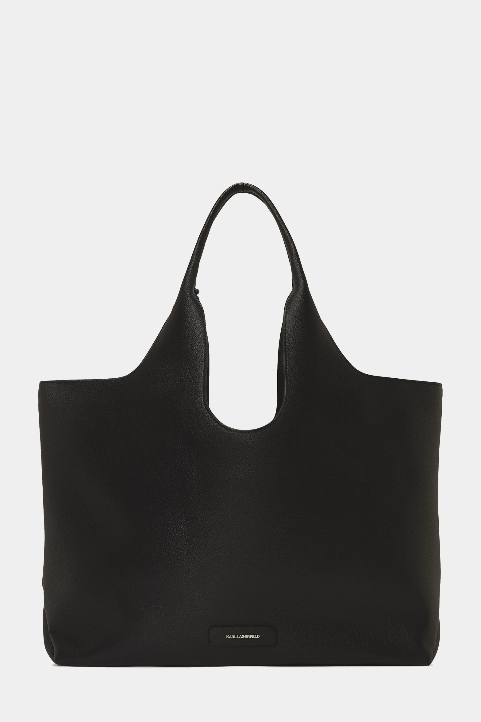 Czarna torba Ikon Grainy Soft L