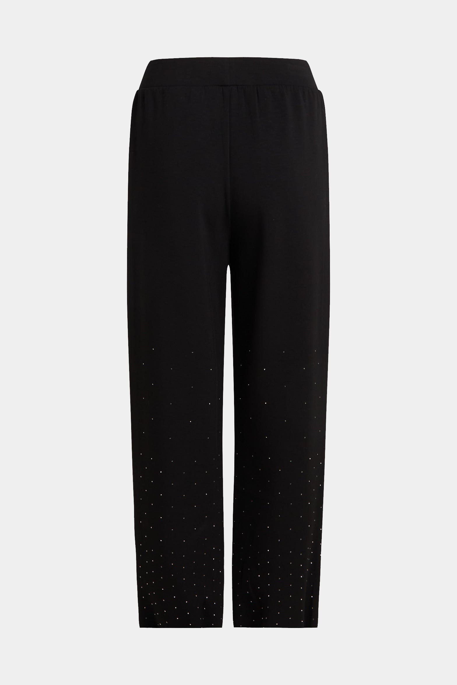 Czarne spodnie dresowe Rhinestone