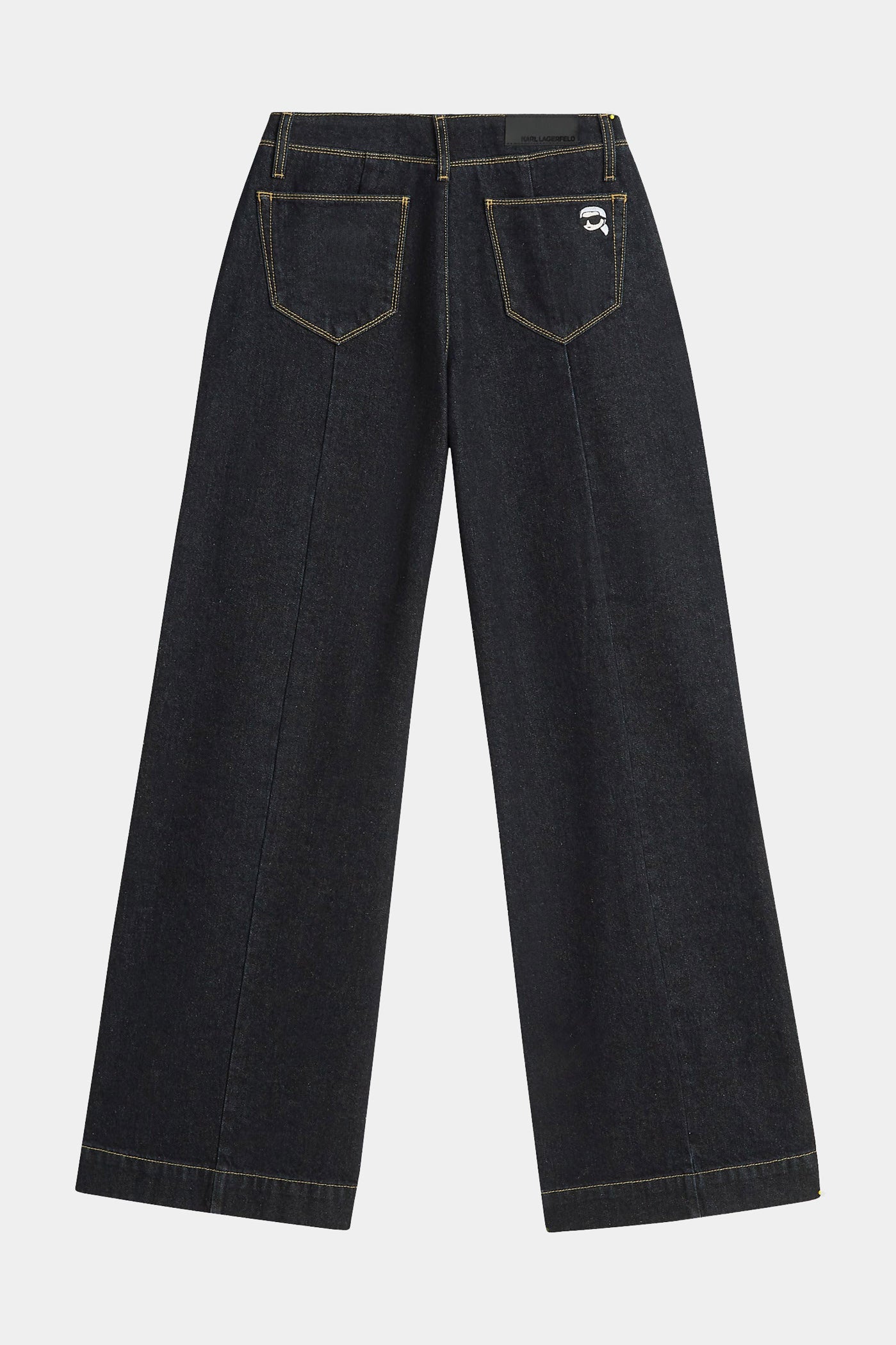 Granatowe jeansy Ikon Wide Leg