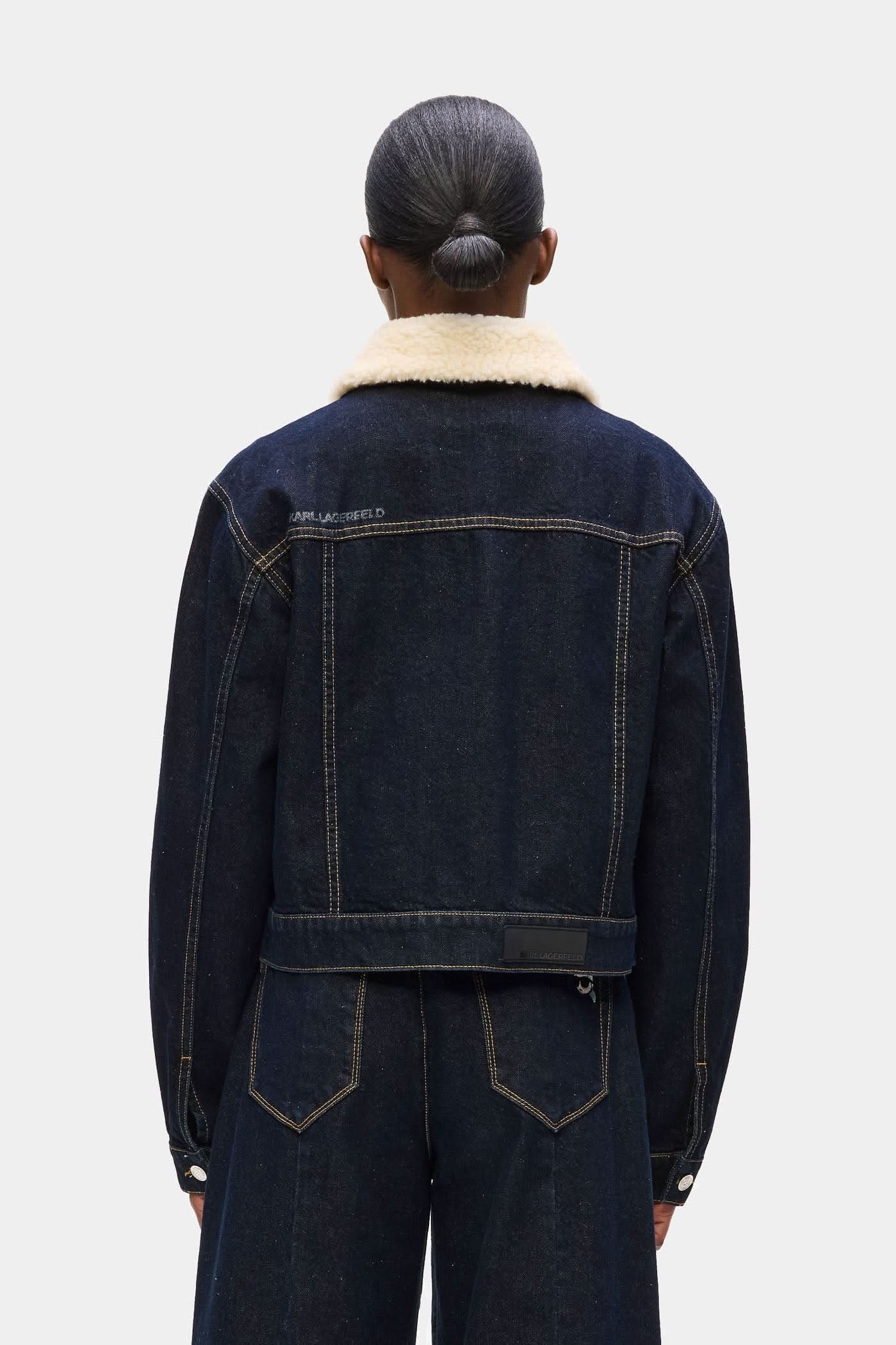 Jeansowa kurtka Ikon patch