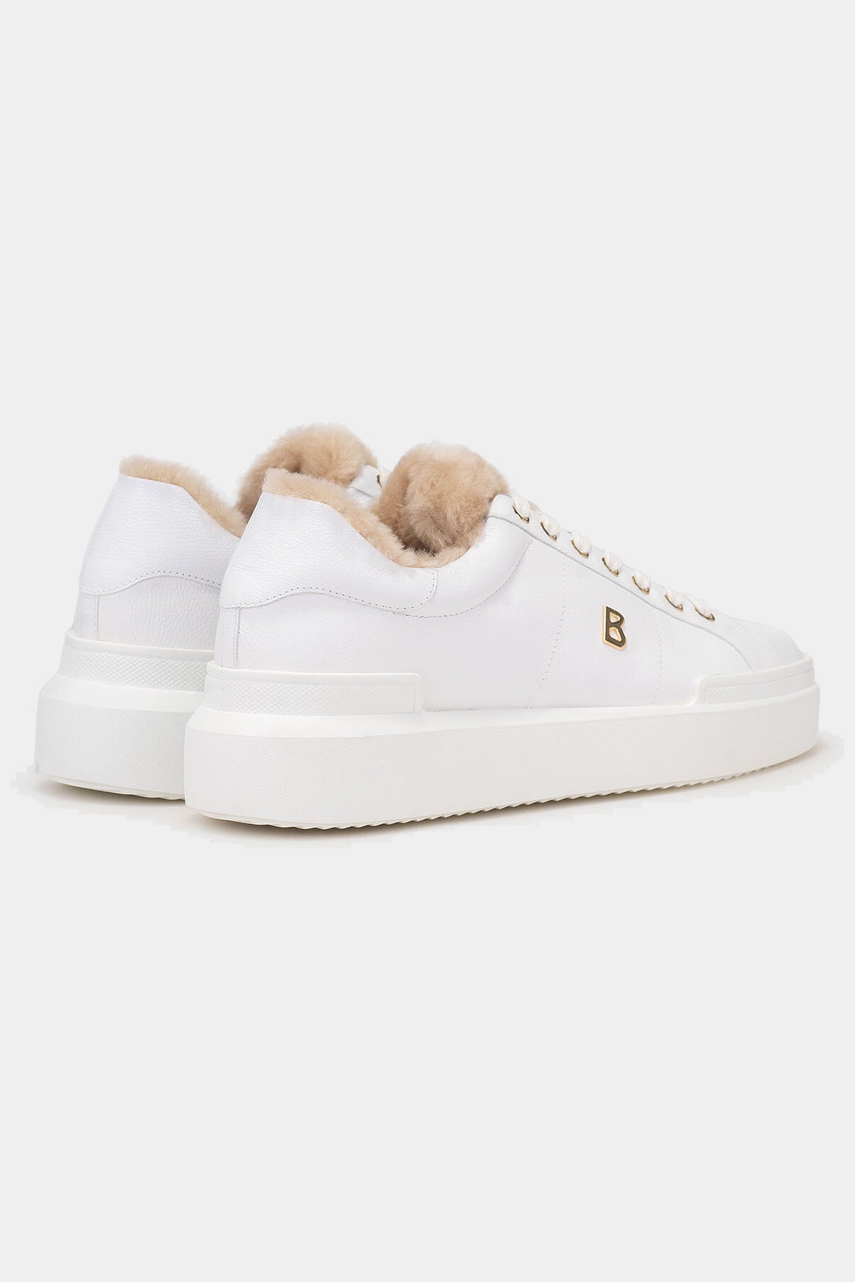 Białe zimowe sneakersy z futerkiem HOLLYWOOD 31