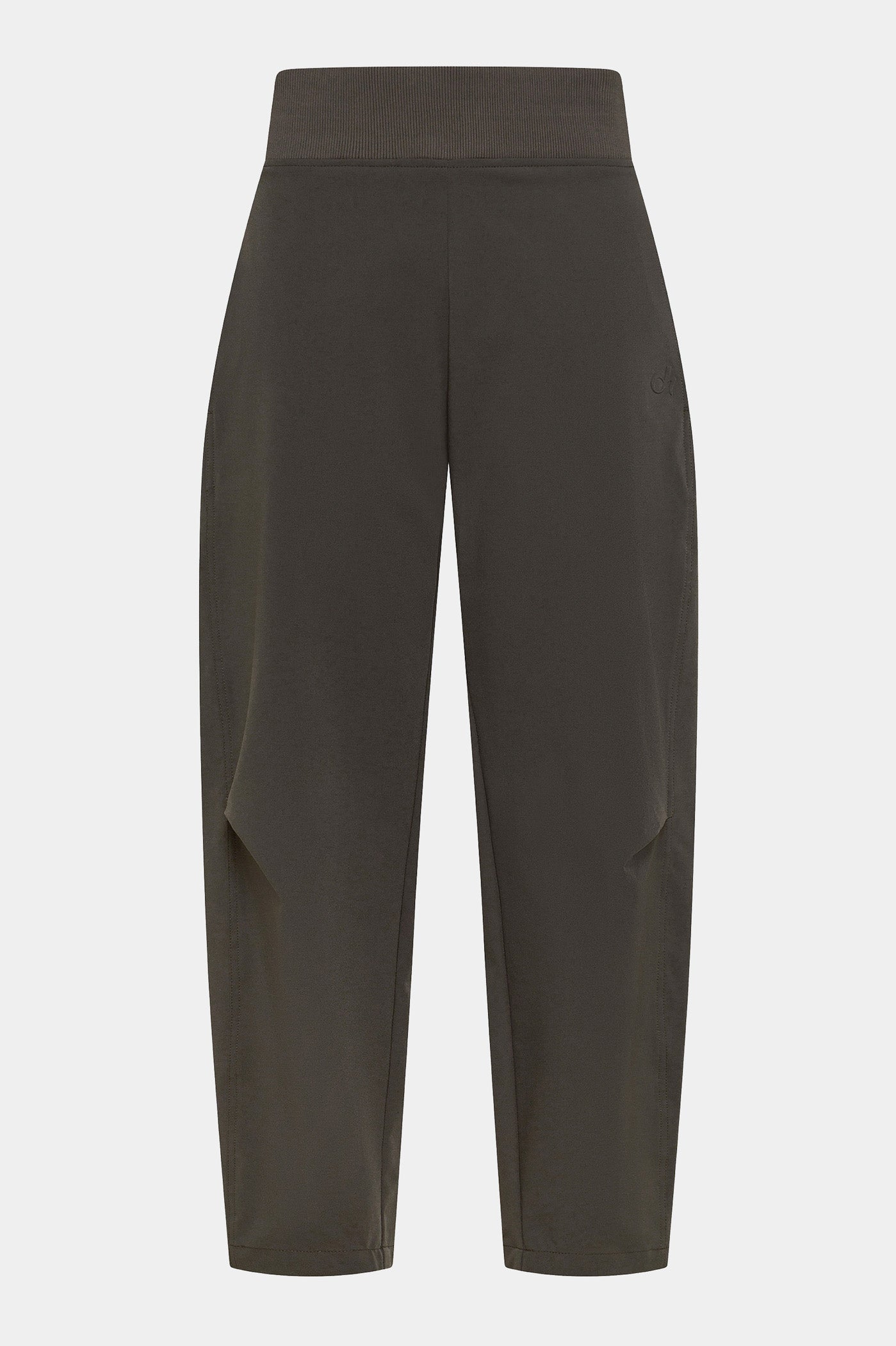 Brązowe spodnie tech nylon