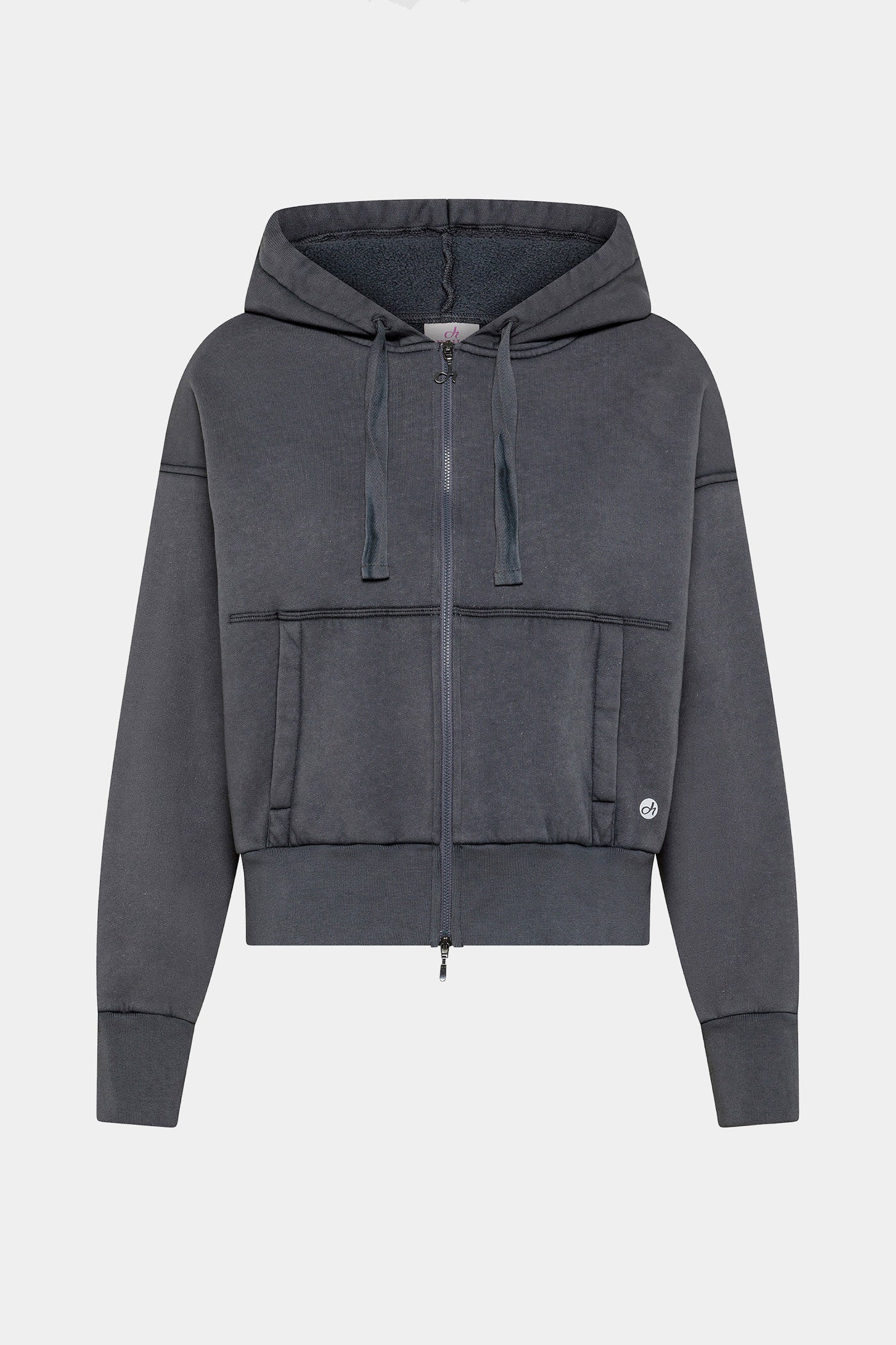 Czarna bluza damska na zamek