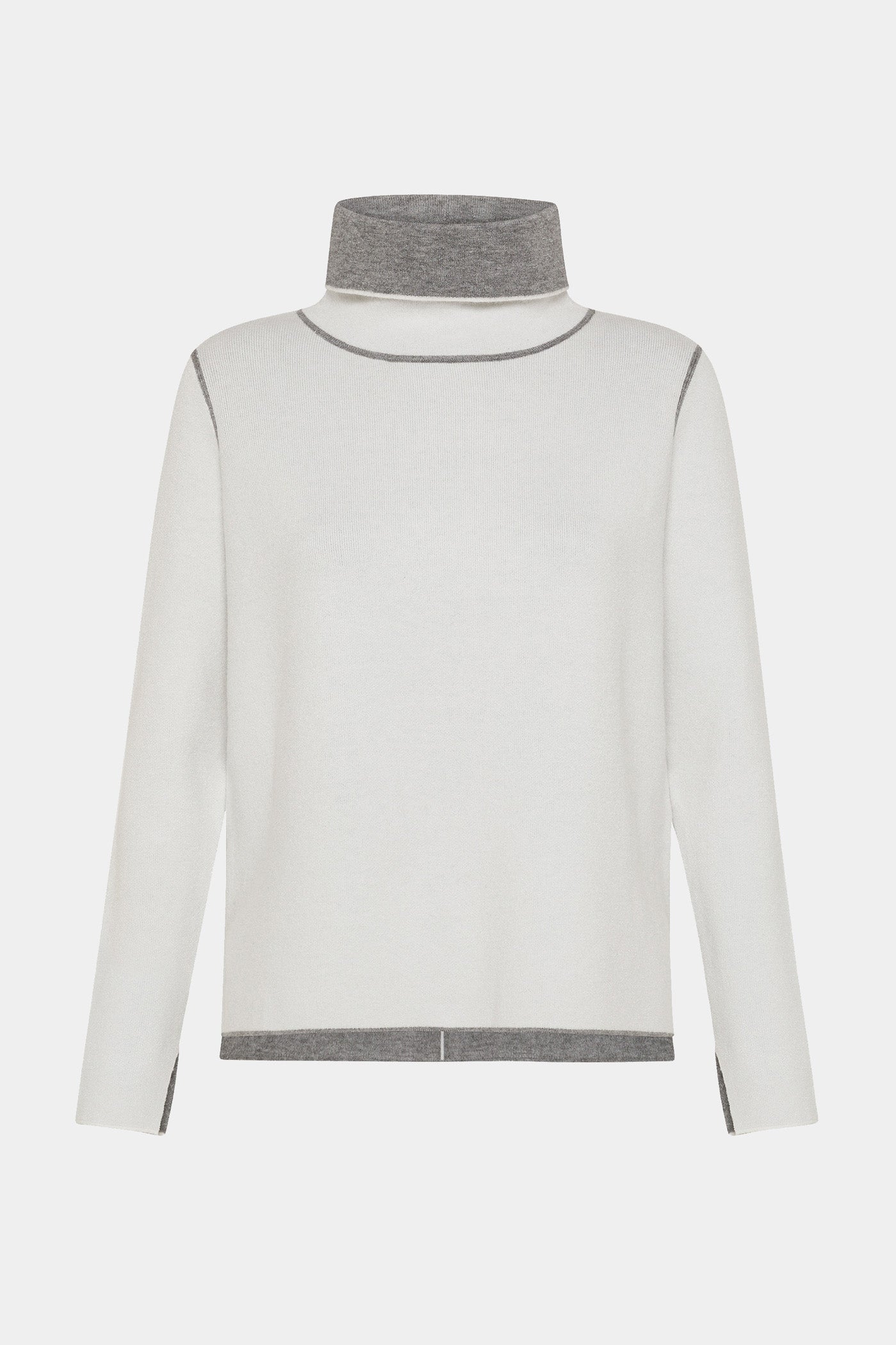 Women's Bi-Color Pullover sweater