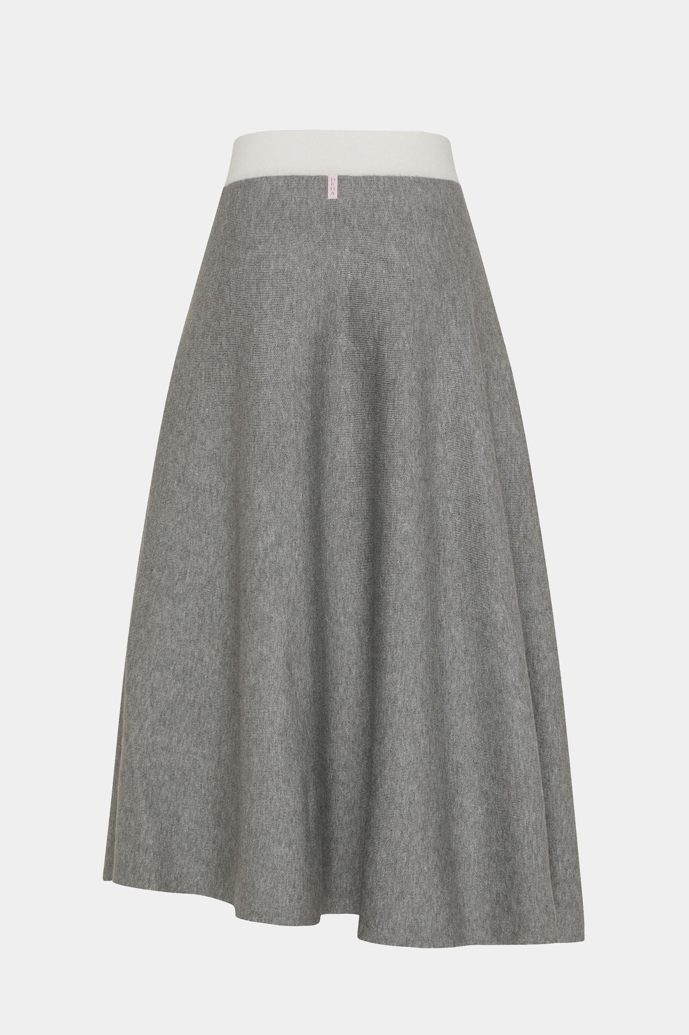 Women's Bi-Color Knitted Skirt