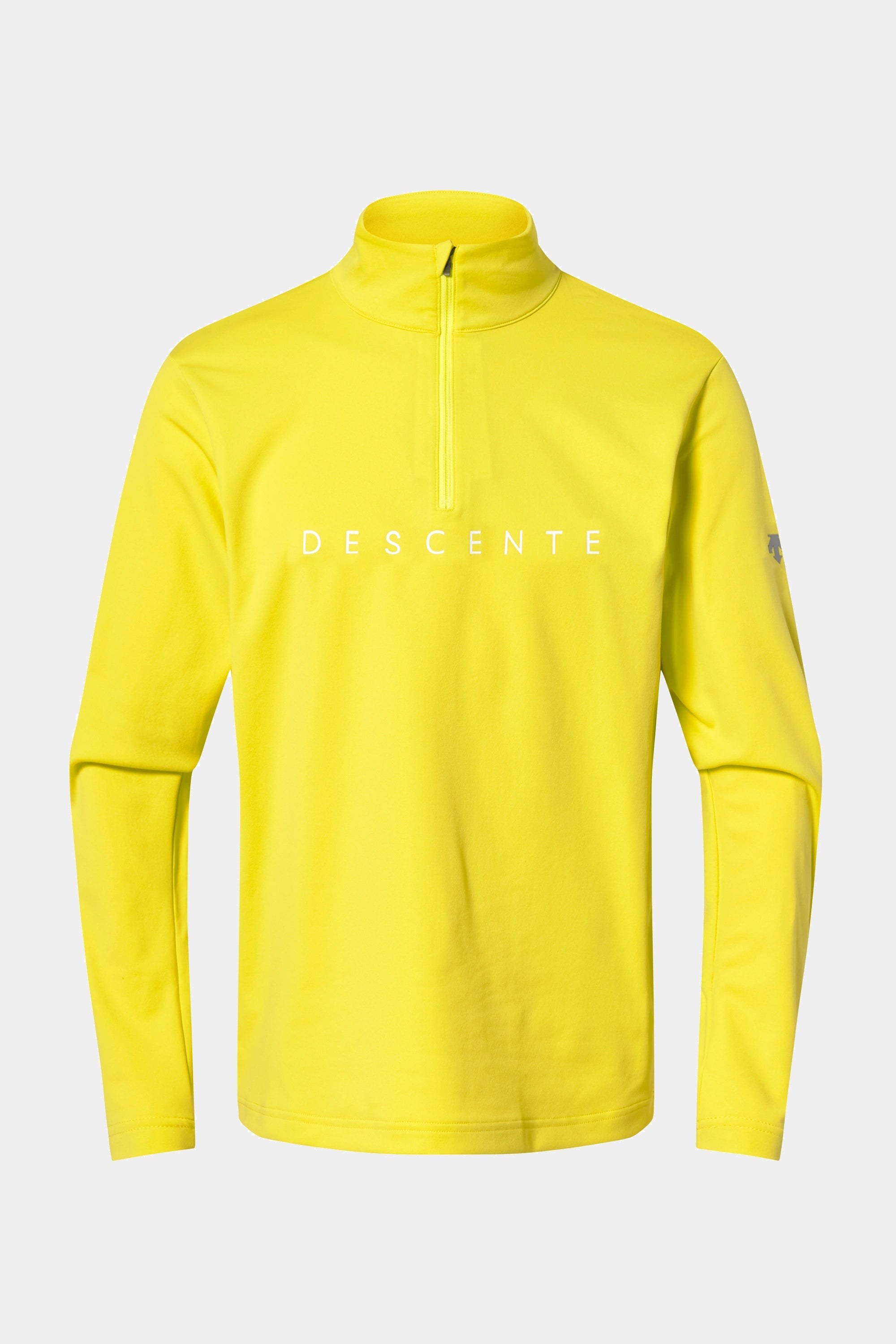 Limonkowy golf narciarski CHEST LOGO T-NECK