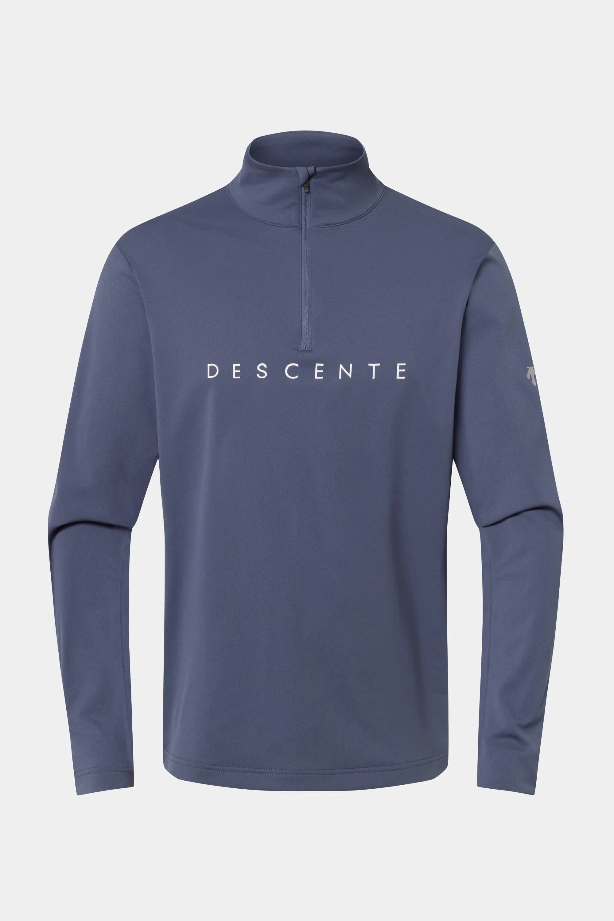 Niebieski golf narciarski CHEST LOGO T-NECK