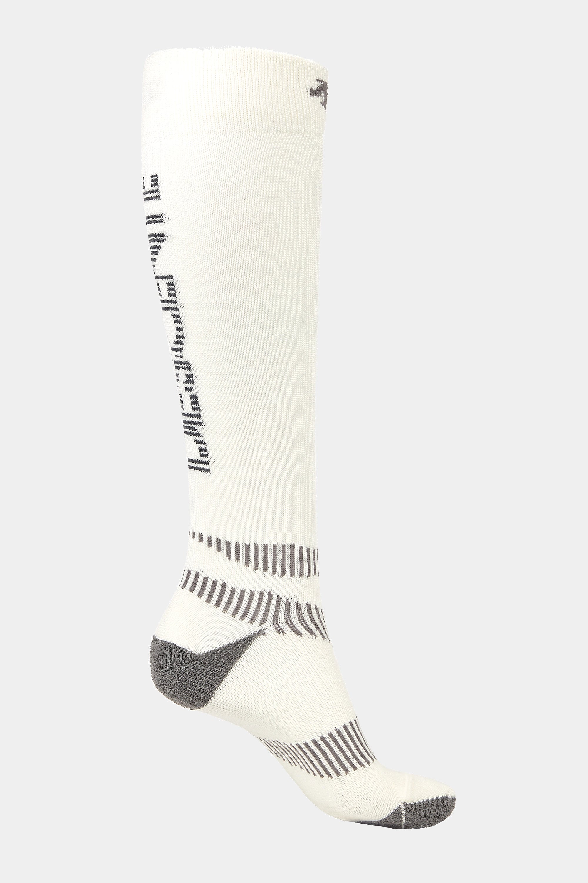 Białe skarpety narciarskie Arch Spiral Sox