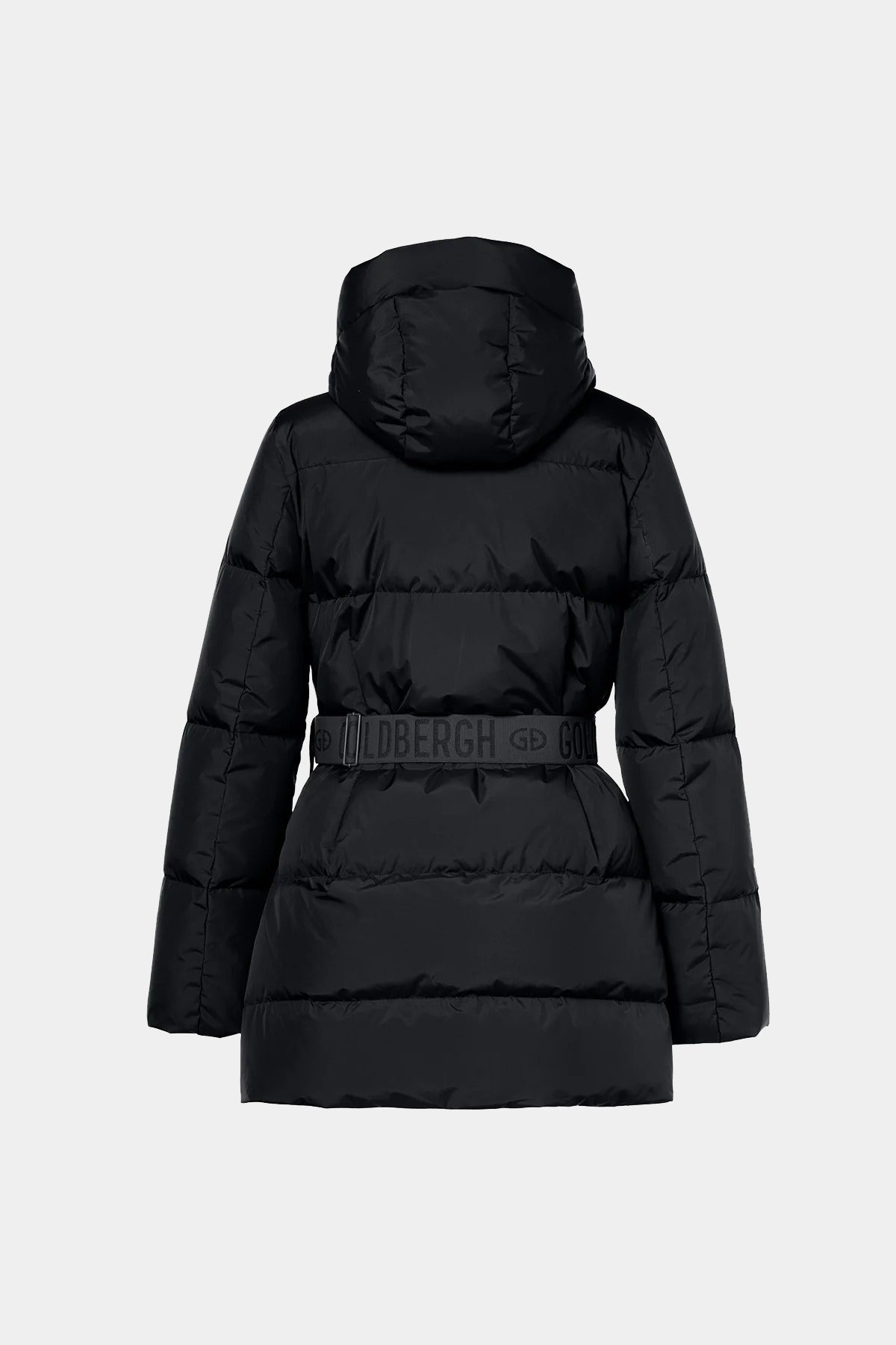 Czsrna kurtka narciarska z paskiem FÔRET ski jacket