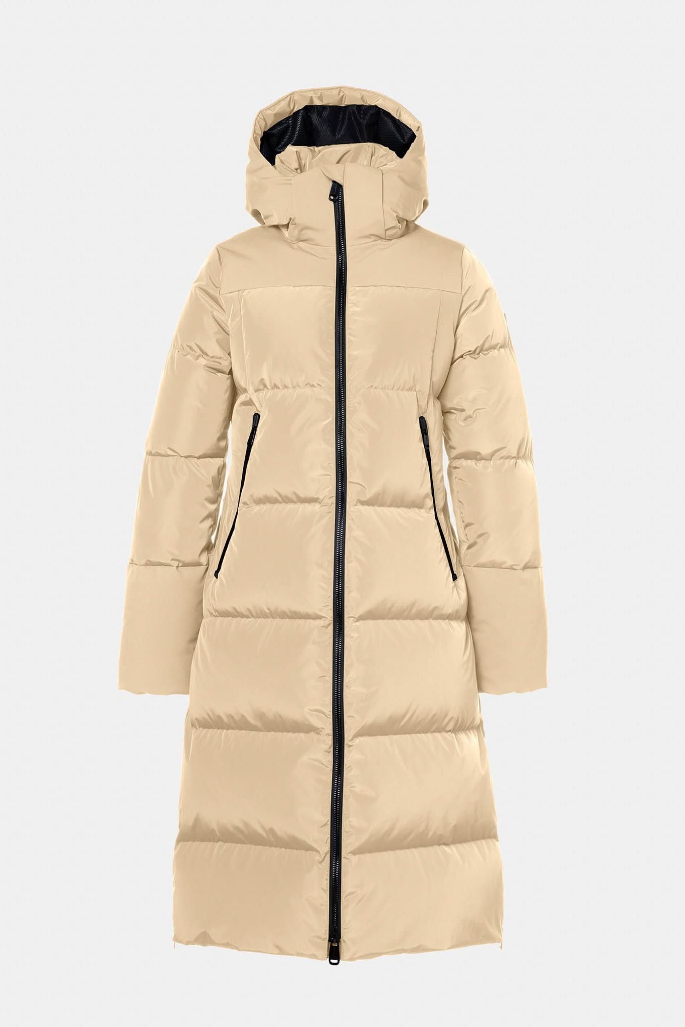 Karmelowy płaszcz damski SION jacket
