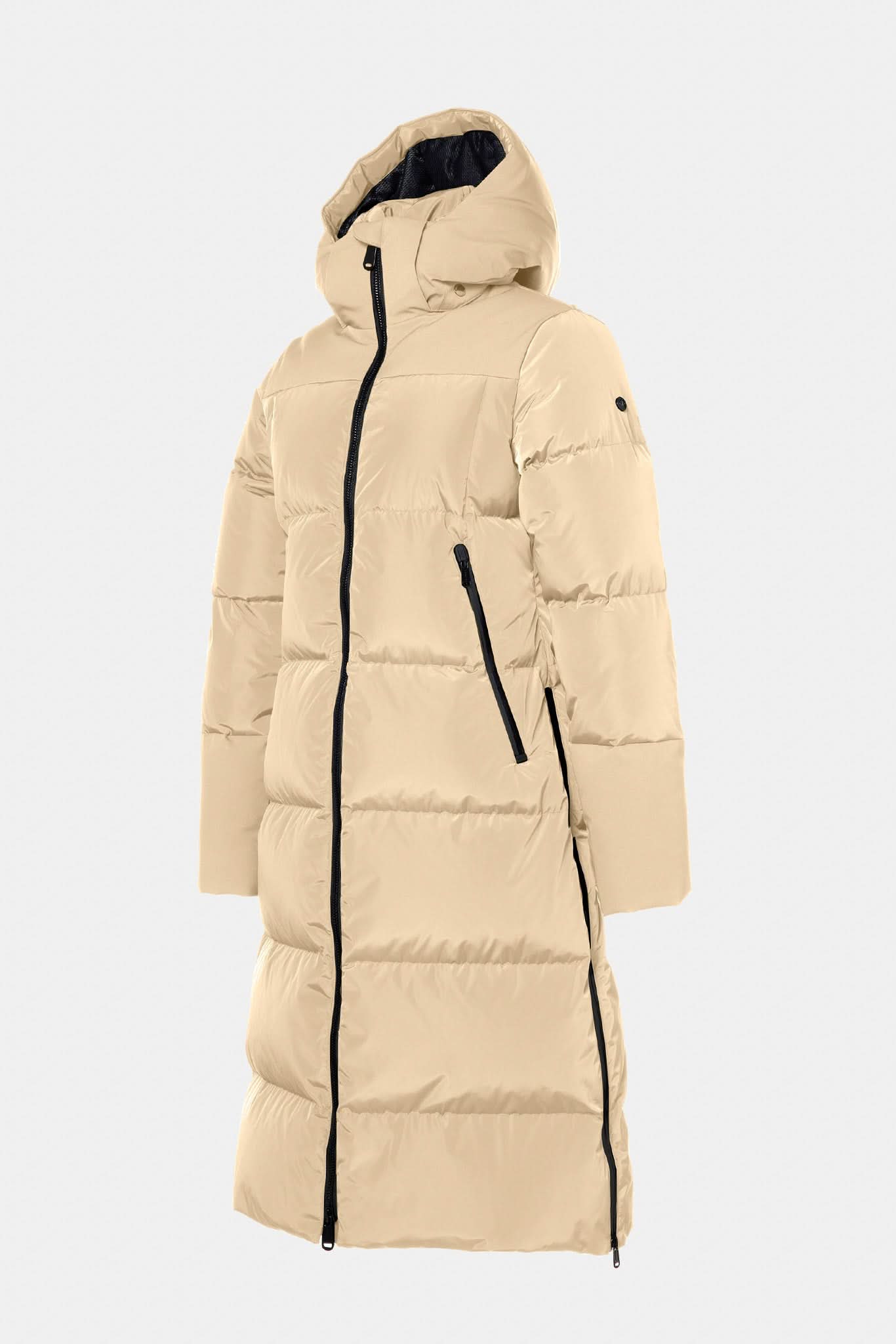Karmelowy płaszcz damski SION jacket