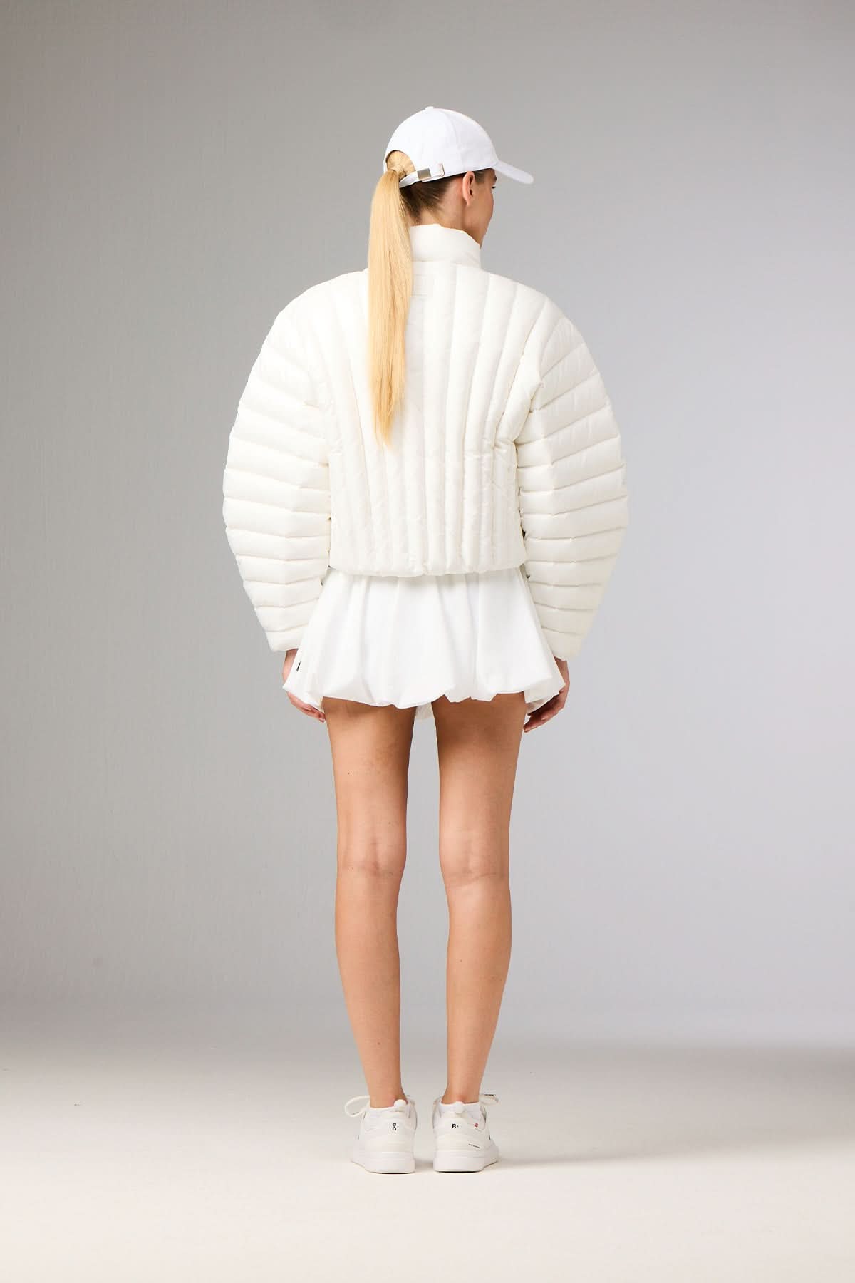 Biała kurtka puchowa AZZURRA jacket