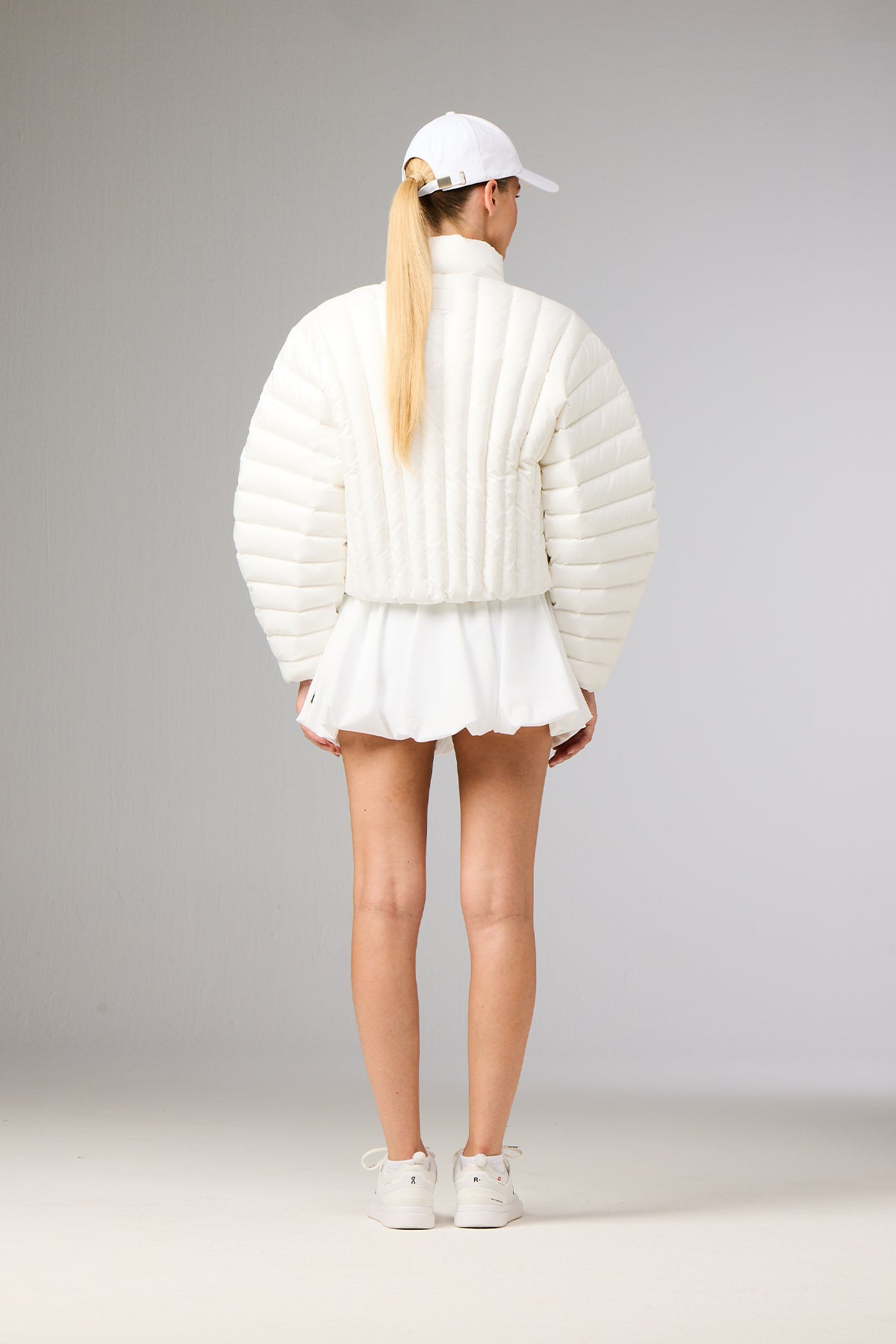 Biała kurtka puchowa AZZURRA jacket