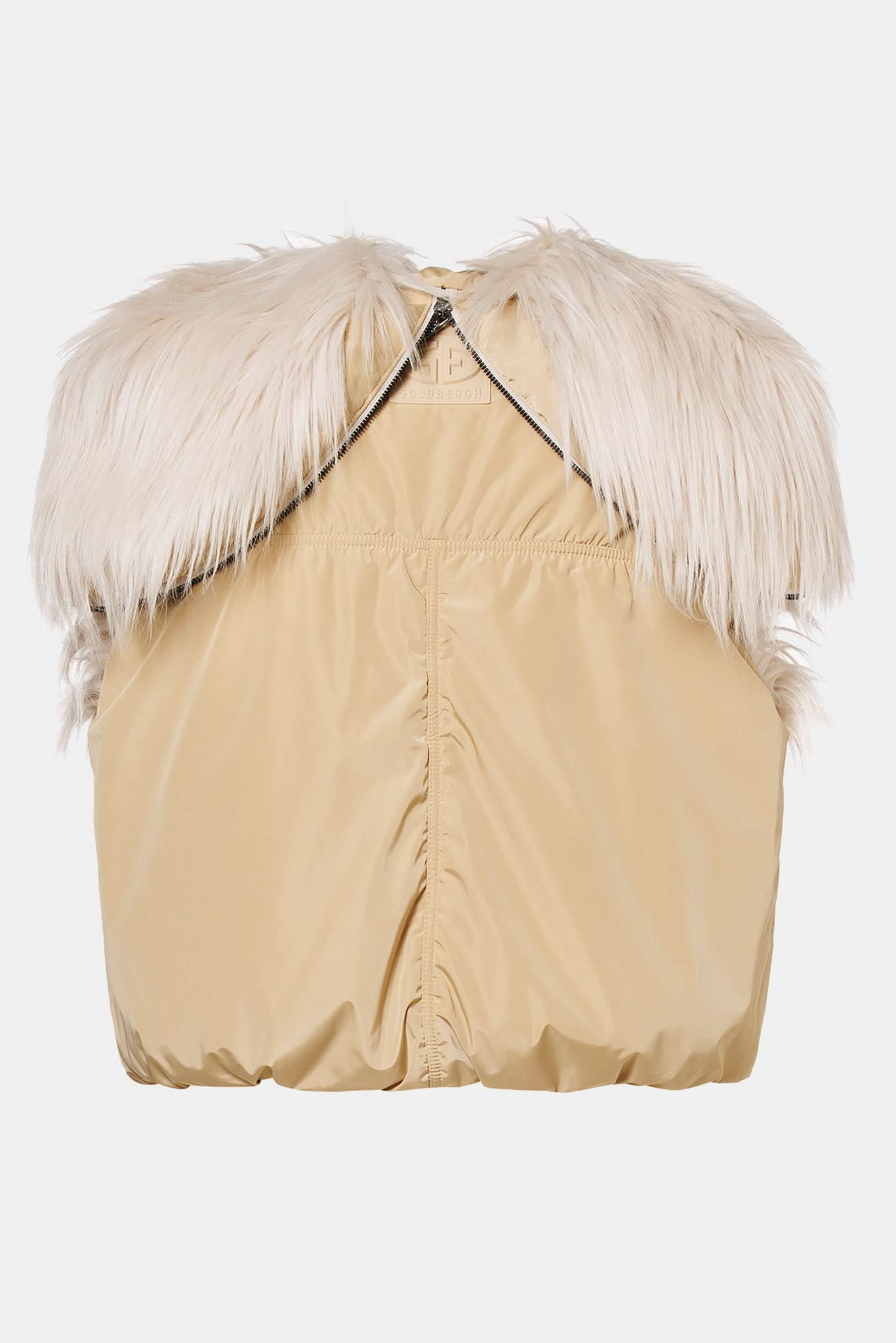 Karmelowa kamizelka damska YARA bodywarmer