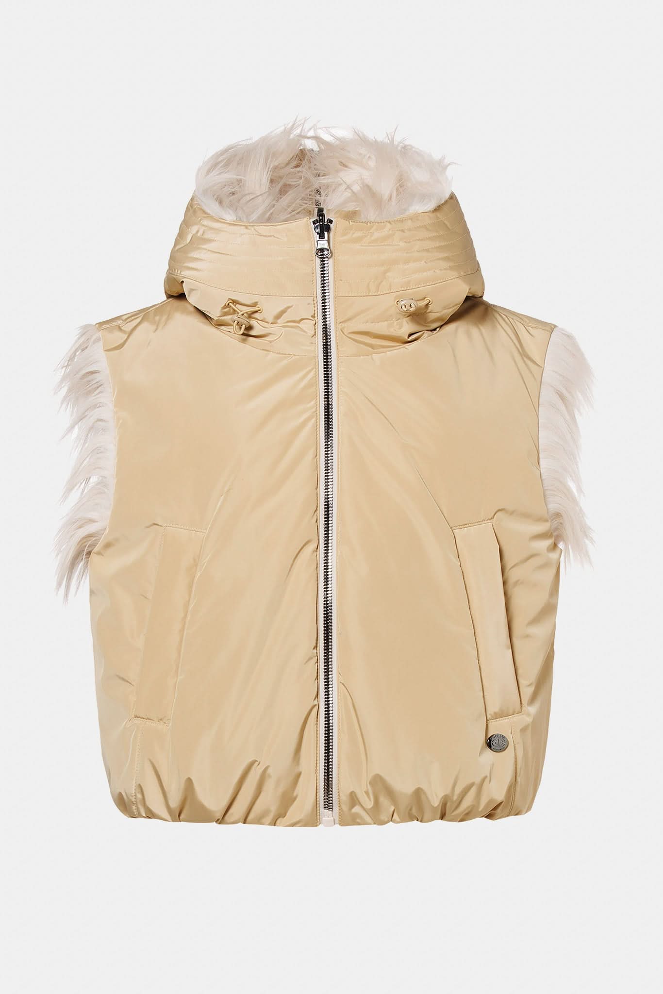 Karmelowa kamizelka damska YARA bodywarmer