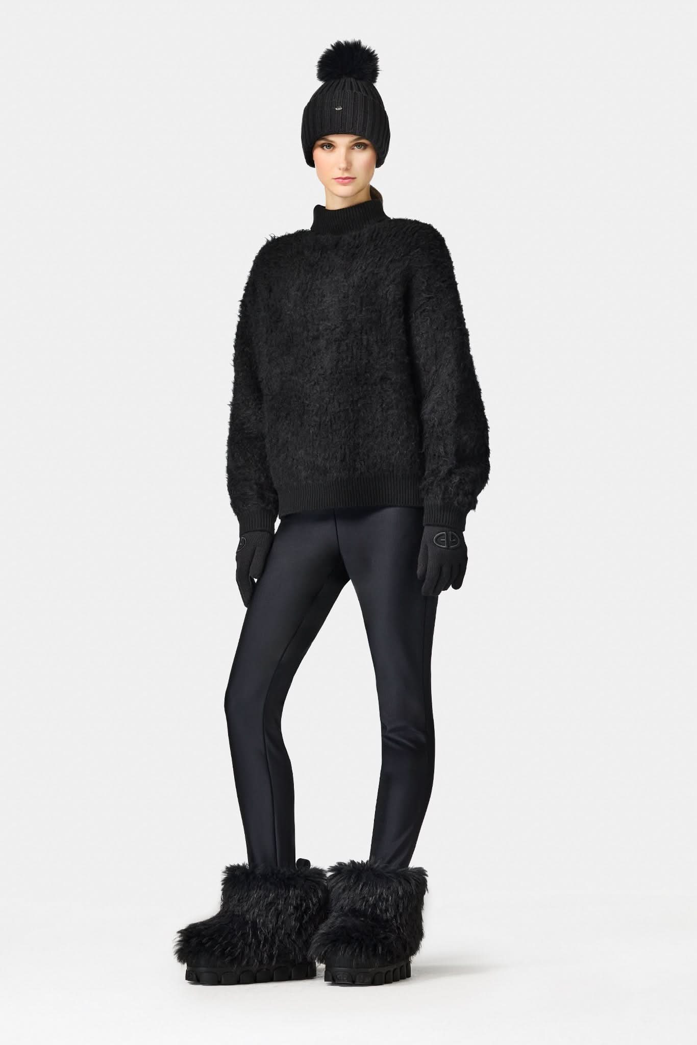 Czarne spodnie narciarskie SANDY ski pants