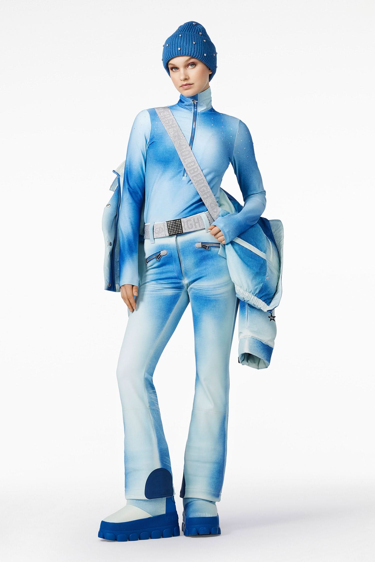 Women's Jean Ski Pully Blouse