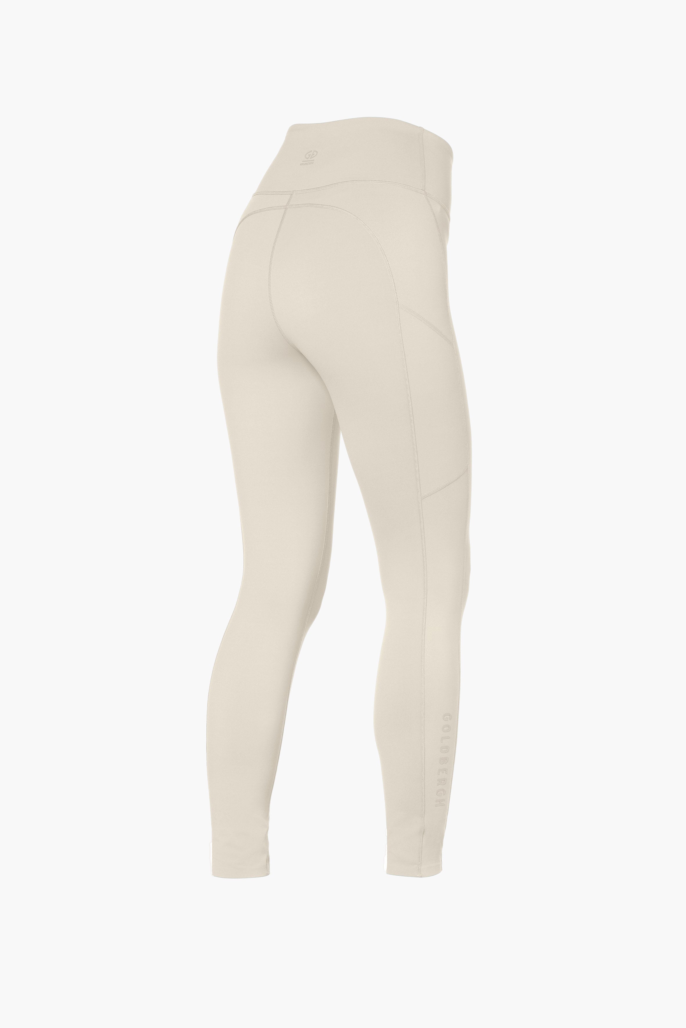 Jasnobeżowe leginsy SERENZA tight