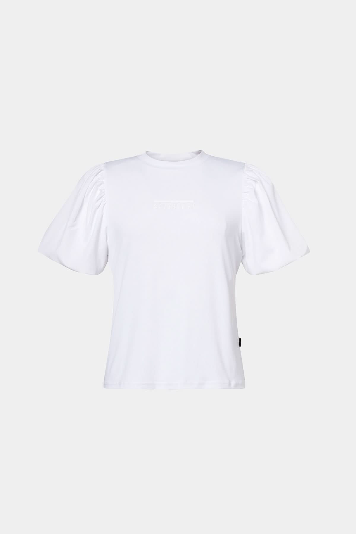 Biały T-shirt OCEE short sleeve top