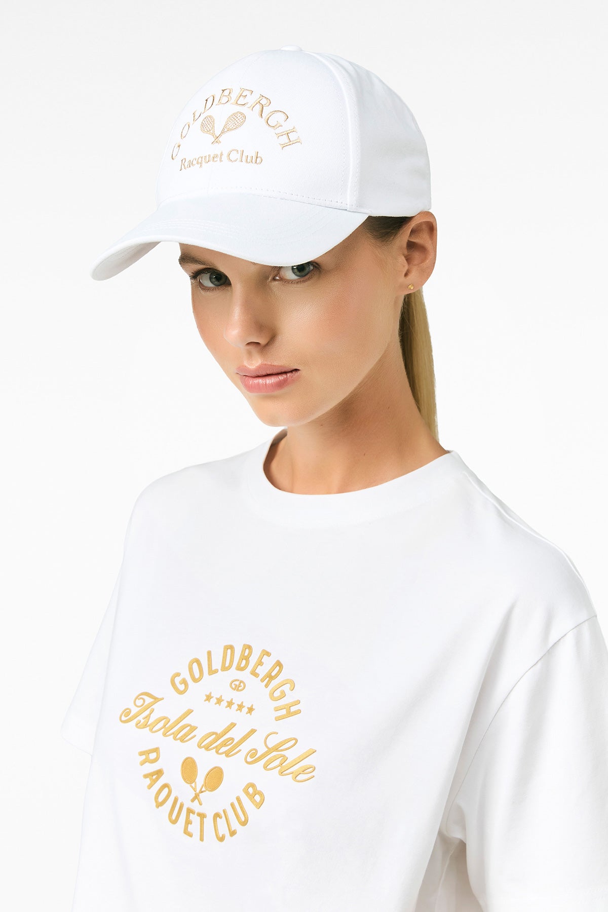 Biały Top AURELIA short sleeve top