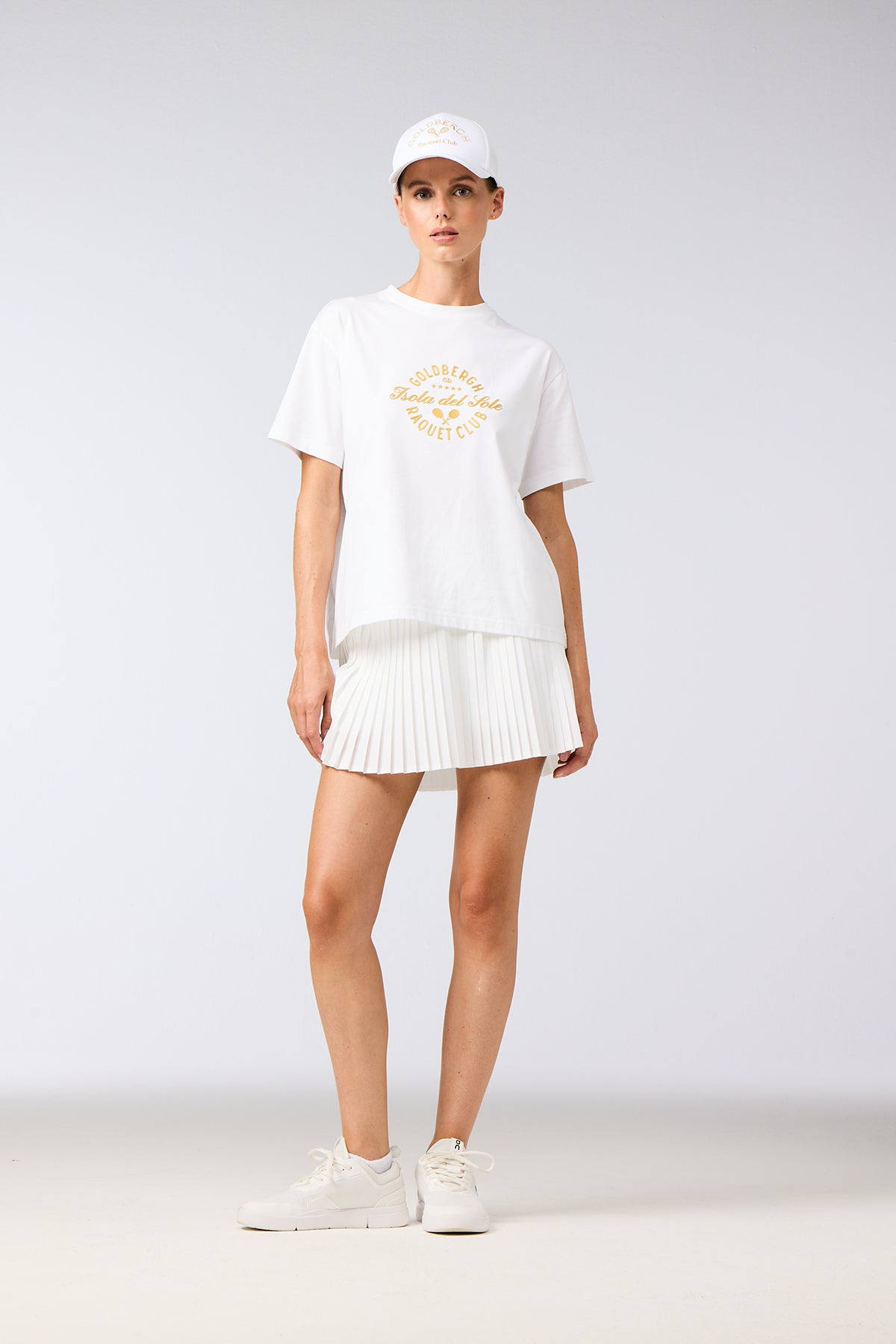 Biały Top AURELIA short sleeve top