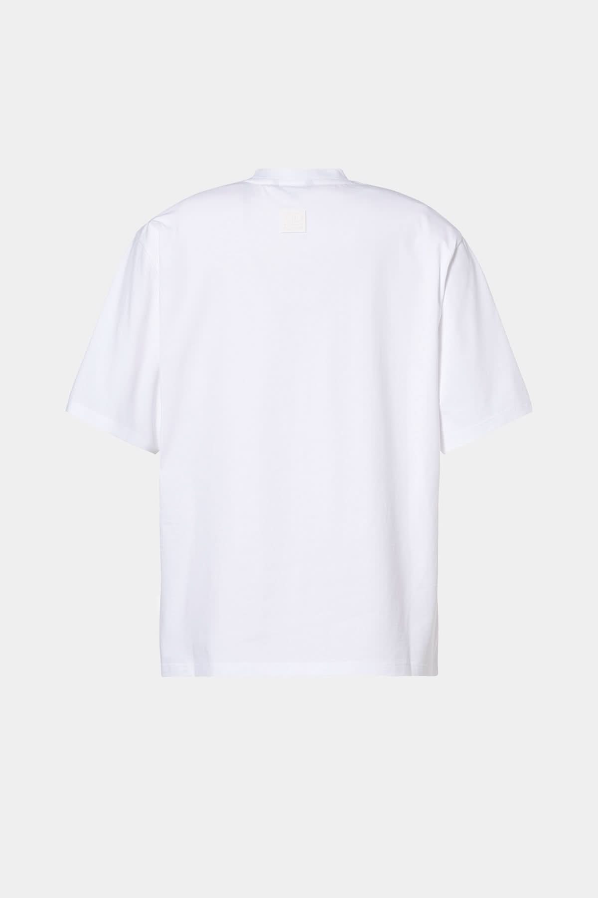 Biały T-shirt RAYA short sleeve top