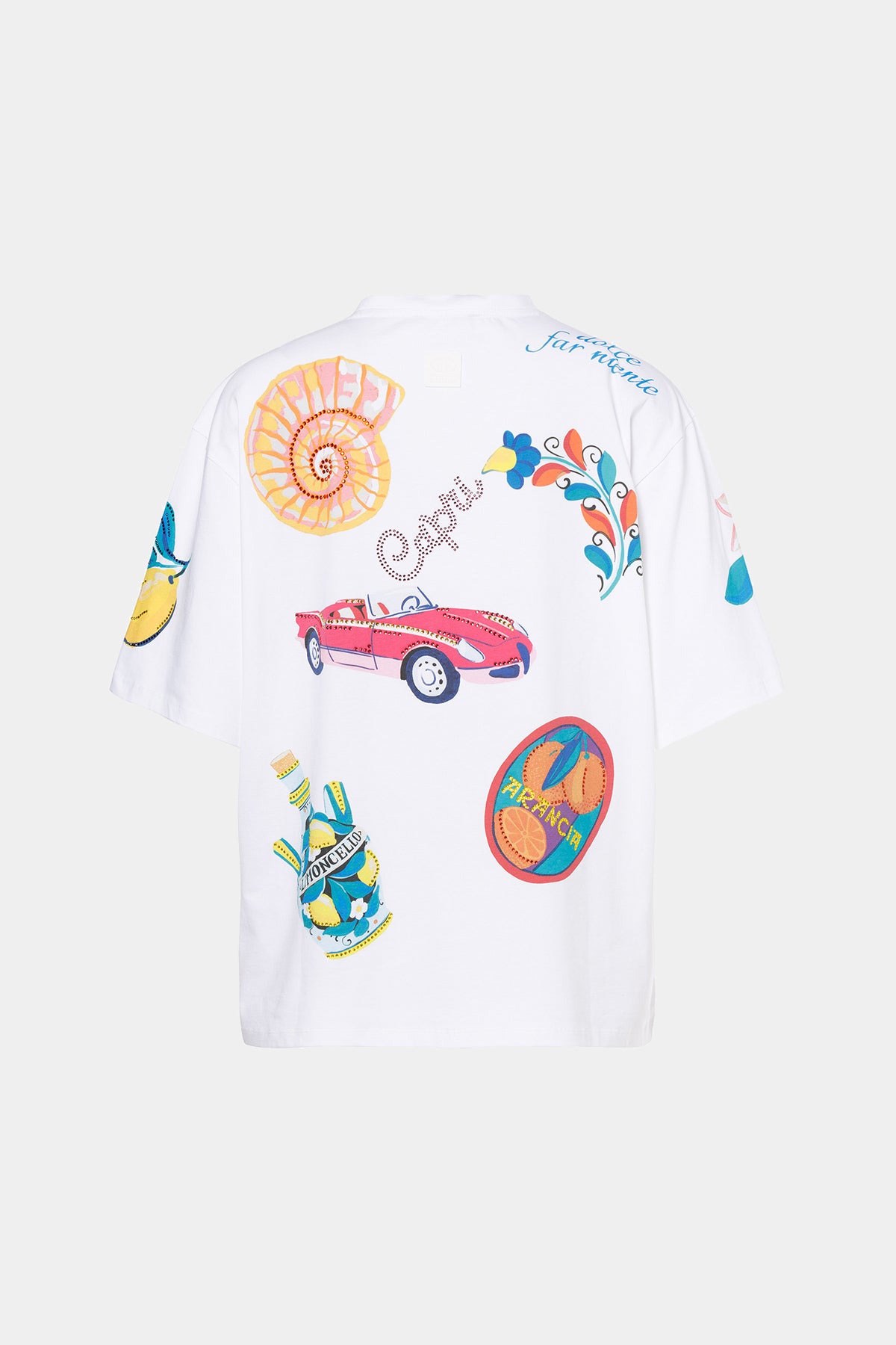 Biały T-shirt MEDIRA short sleeve top